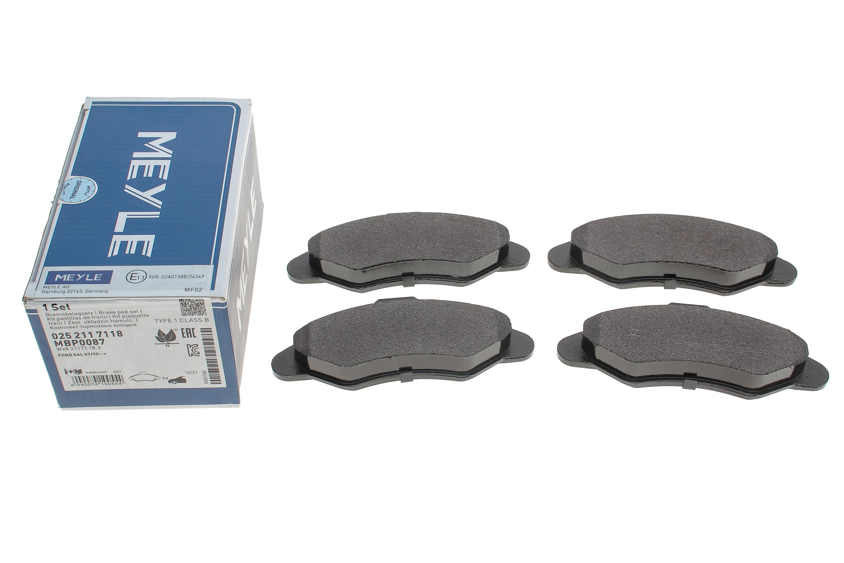 Колодки тормозные (передние) Ford Escort IV/V/VI/VII/Orion III 90-