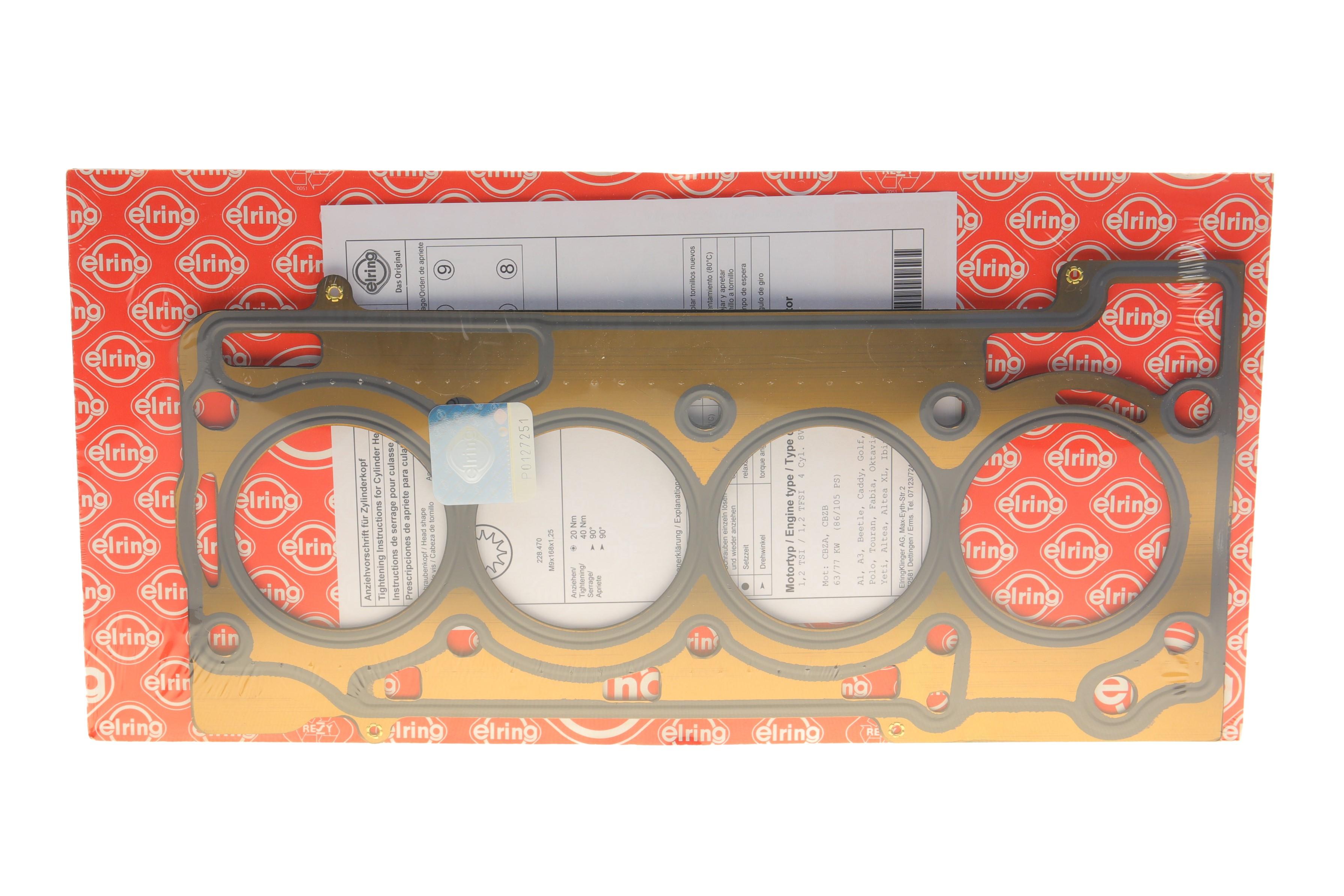 Прокладка ГБЦ VW Caddy 1.2 TSI 10-15, Ø71,80 mm