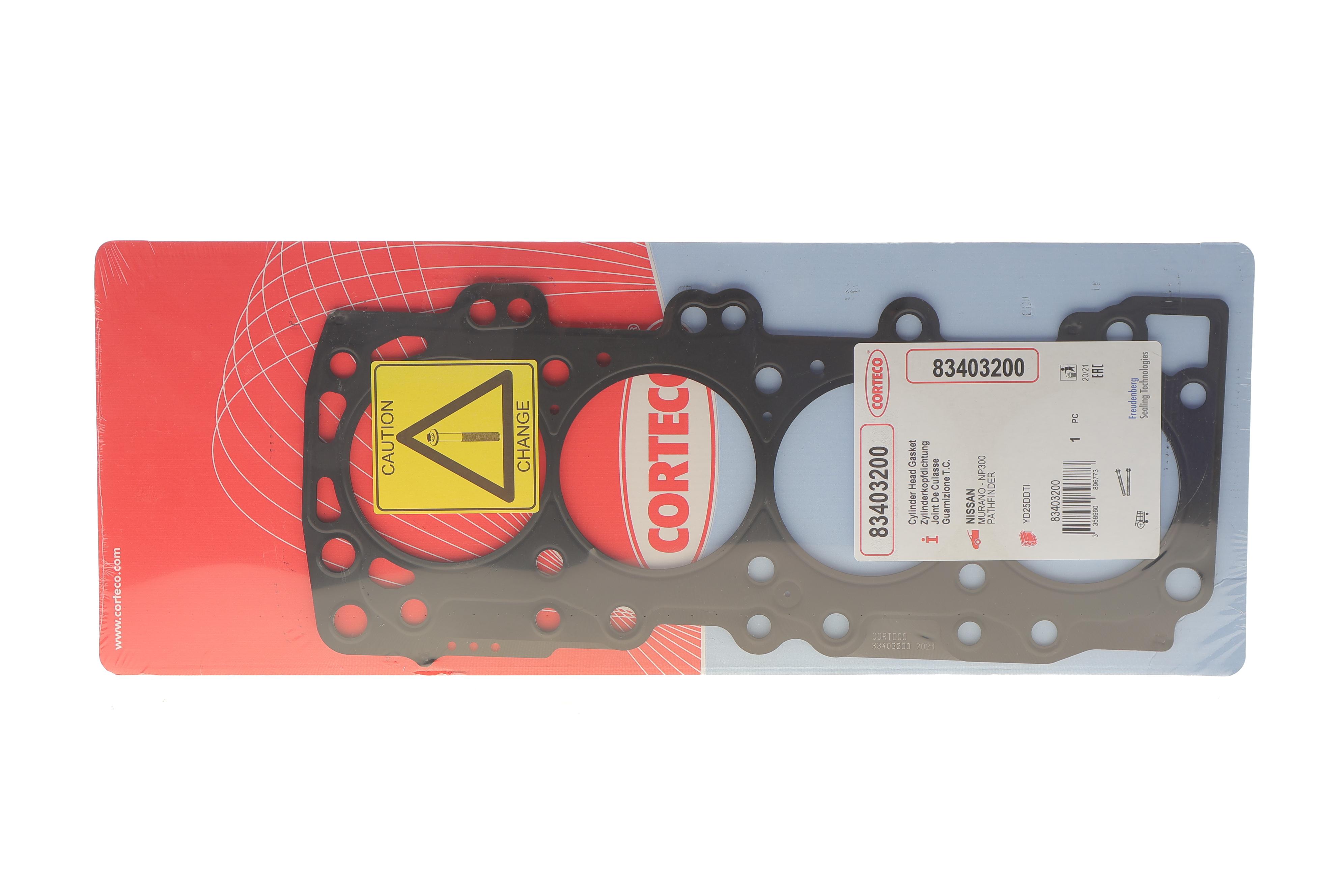 Прокладка ГБЦ Nissan Murano/NP300 Navara/Pathfinder 2.5 dCi 05- (3 мітки) (0.975mm)