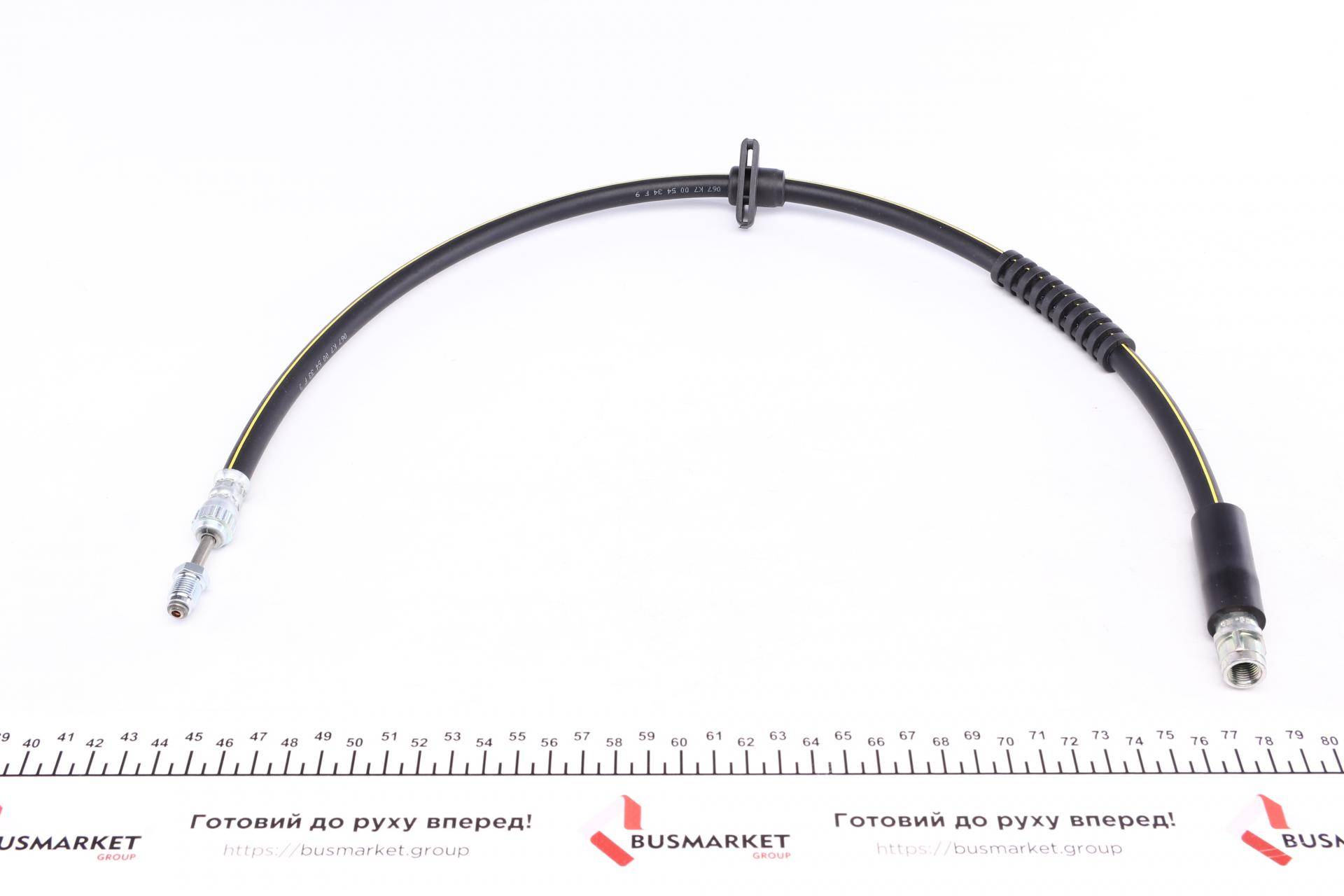 Шланг гальмівний (передній) BMW X3 (F25), X4 (F26) 2.0-3.0D 10- (740mm/M10x1/M10x1)