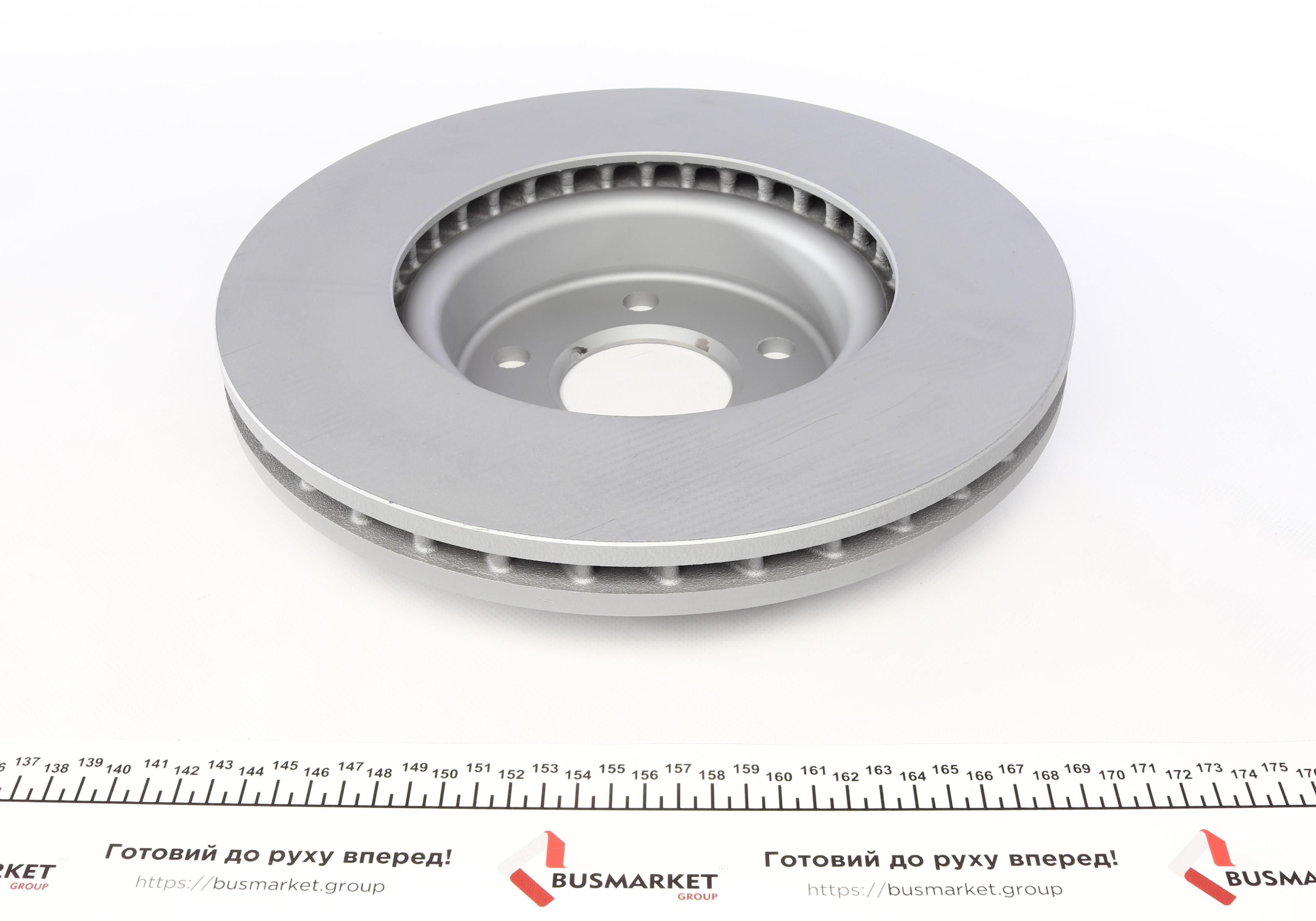 Диск гальмівний (передній) Audi A4/A5/Q5 15- (318x30) (з покриттям) (вент.)
