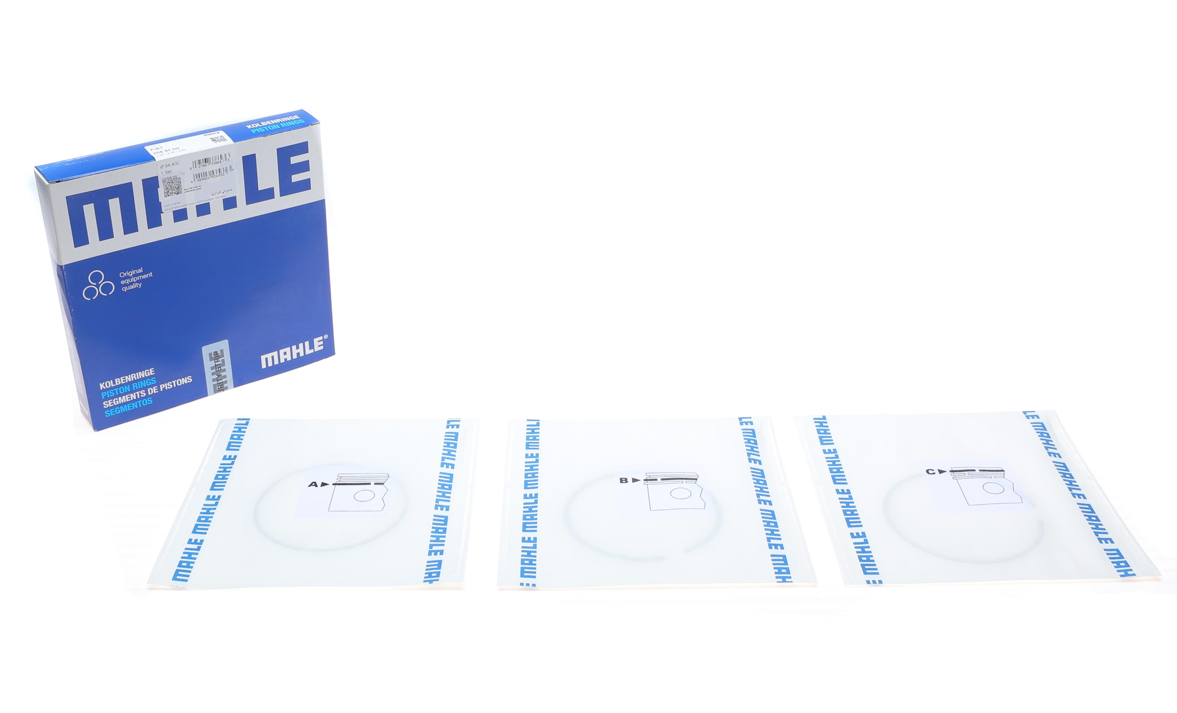 Кільця поршневі Fiat Ducato 2.8HDI (94.40mm/STD) (2.5-2-2.5)