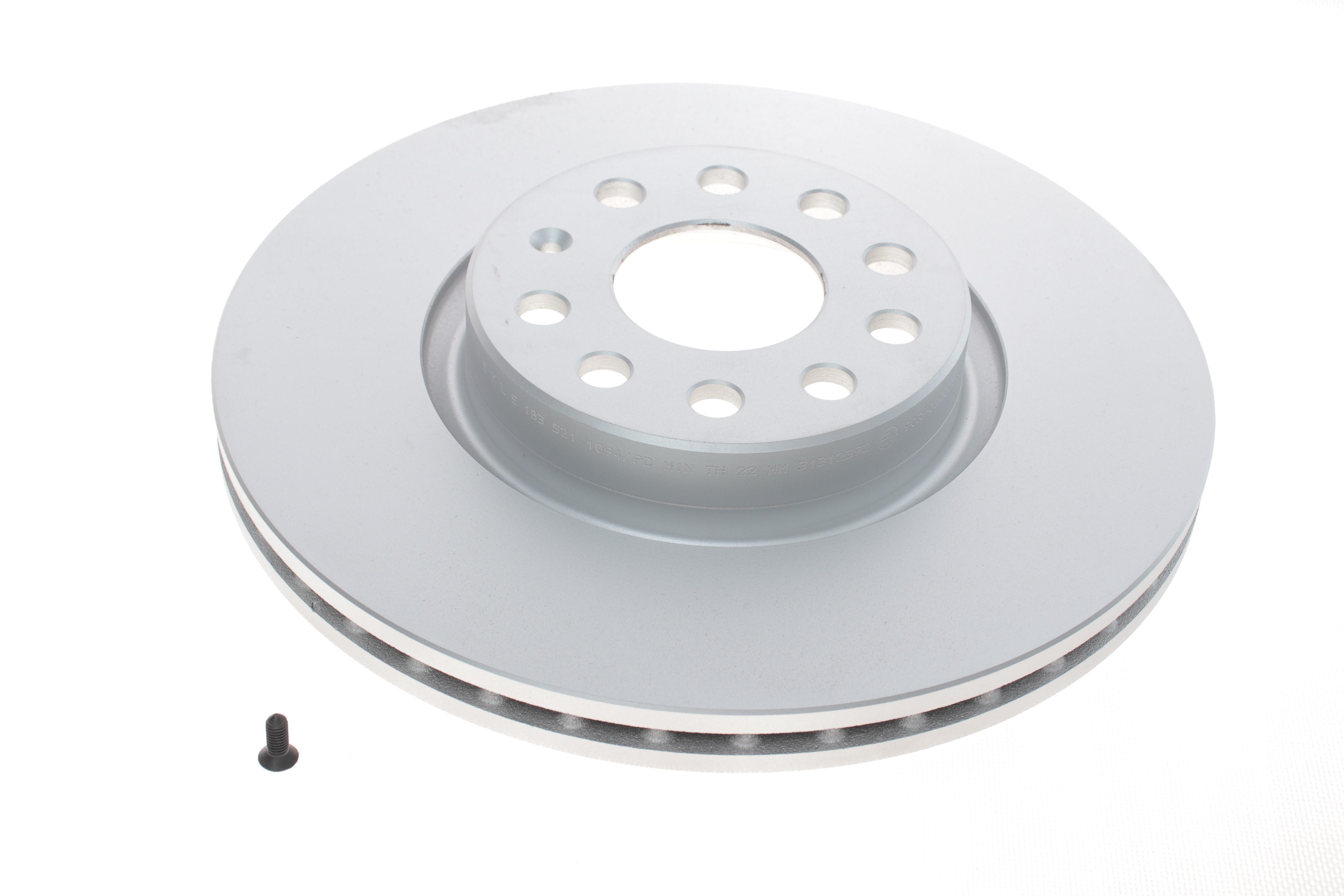 Диск гальмівний (передній) VW Caddy III 04- (312x25)