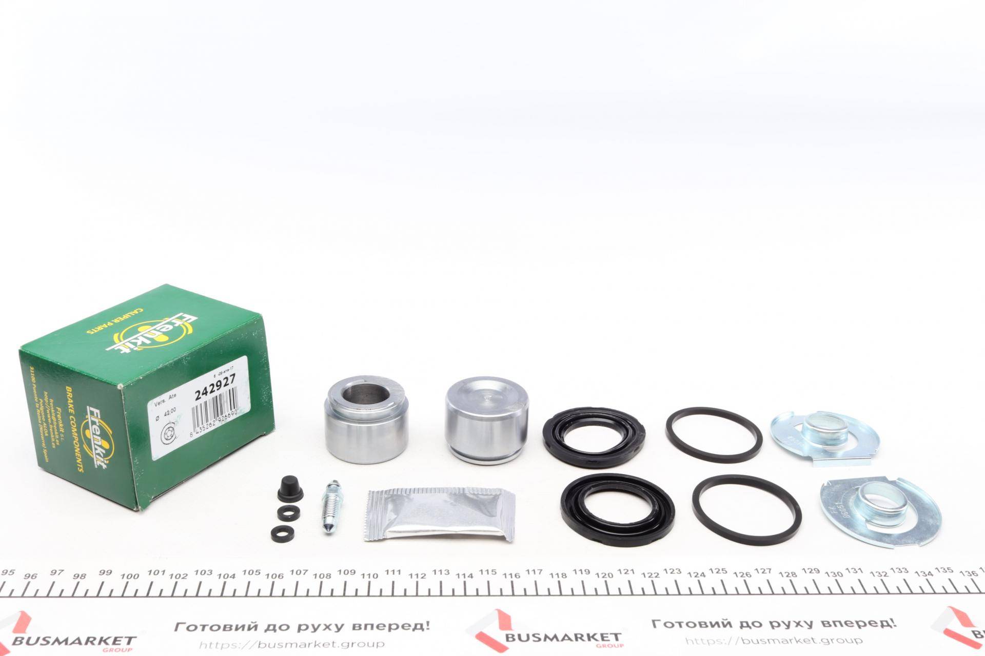 Ремкомплект супорта (заднього) MB E-class (W124) 93-96 (d=42mm) (+2 поршня) (Ate)