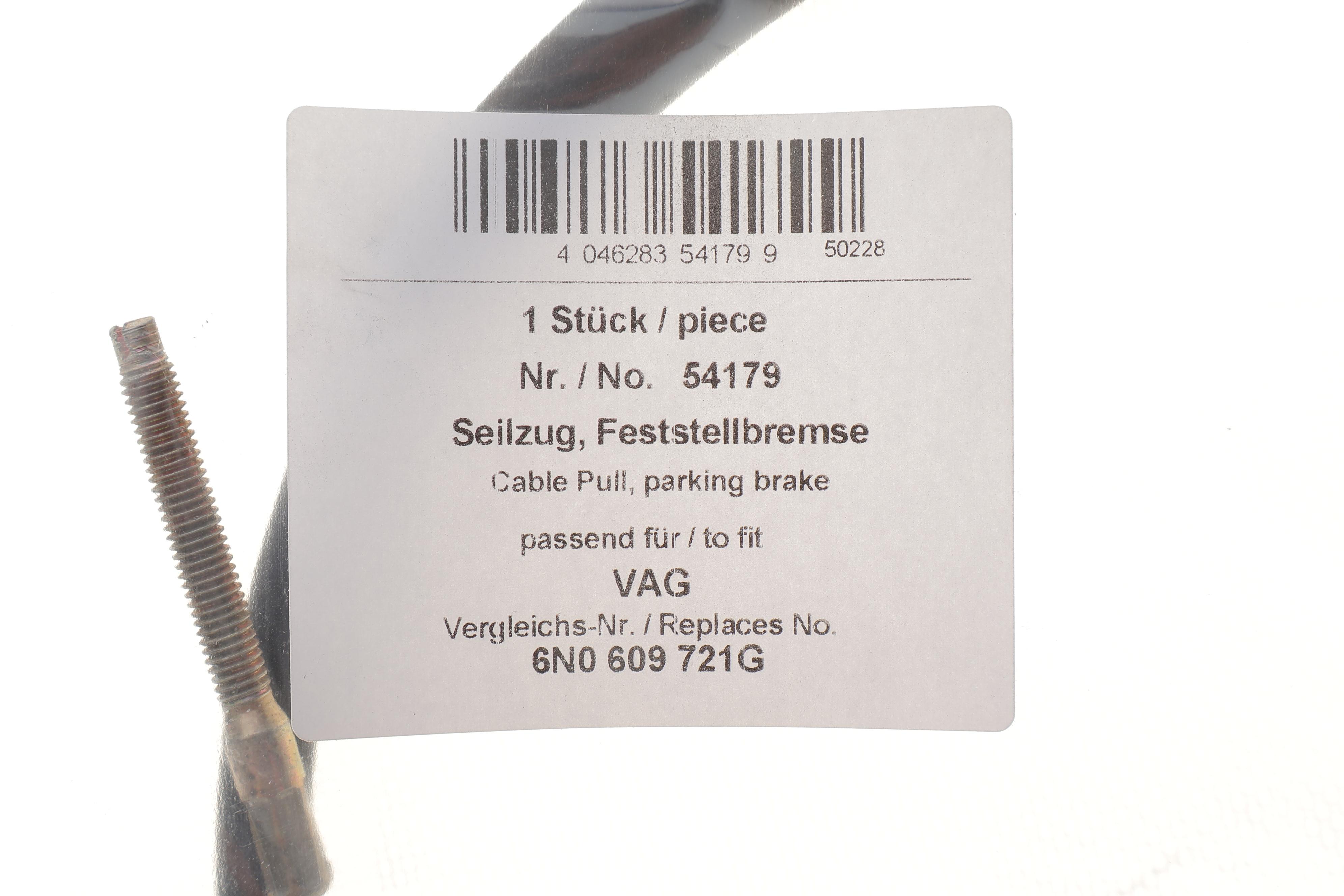 Трос ручника (задній) VW Polo/Seat Ibiza 97- (L=1510mm)