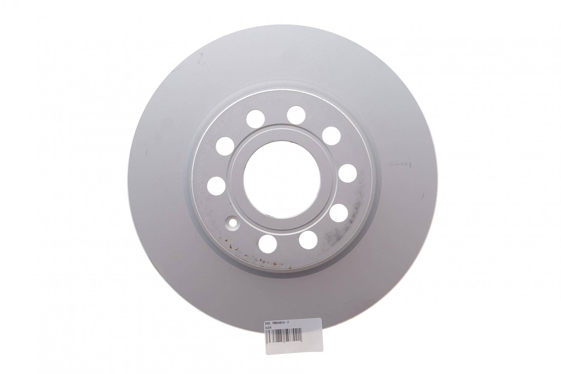 Диск гальмівний (передній) Audi A3/Seat Leon/Skoda Octavia/VW Caddy/Golf 04- (280x22)(незначна корозія)