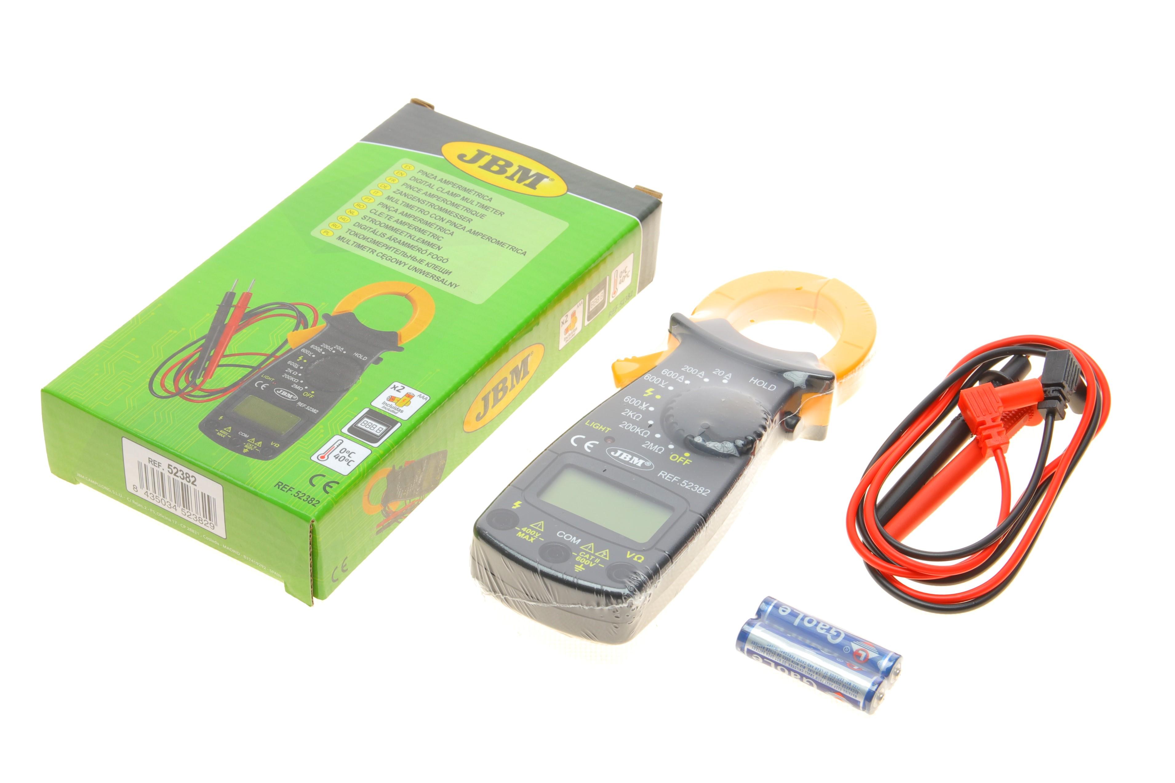 Струмовимірювальні кліщі з мультиметром (трифазний)