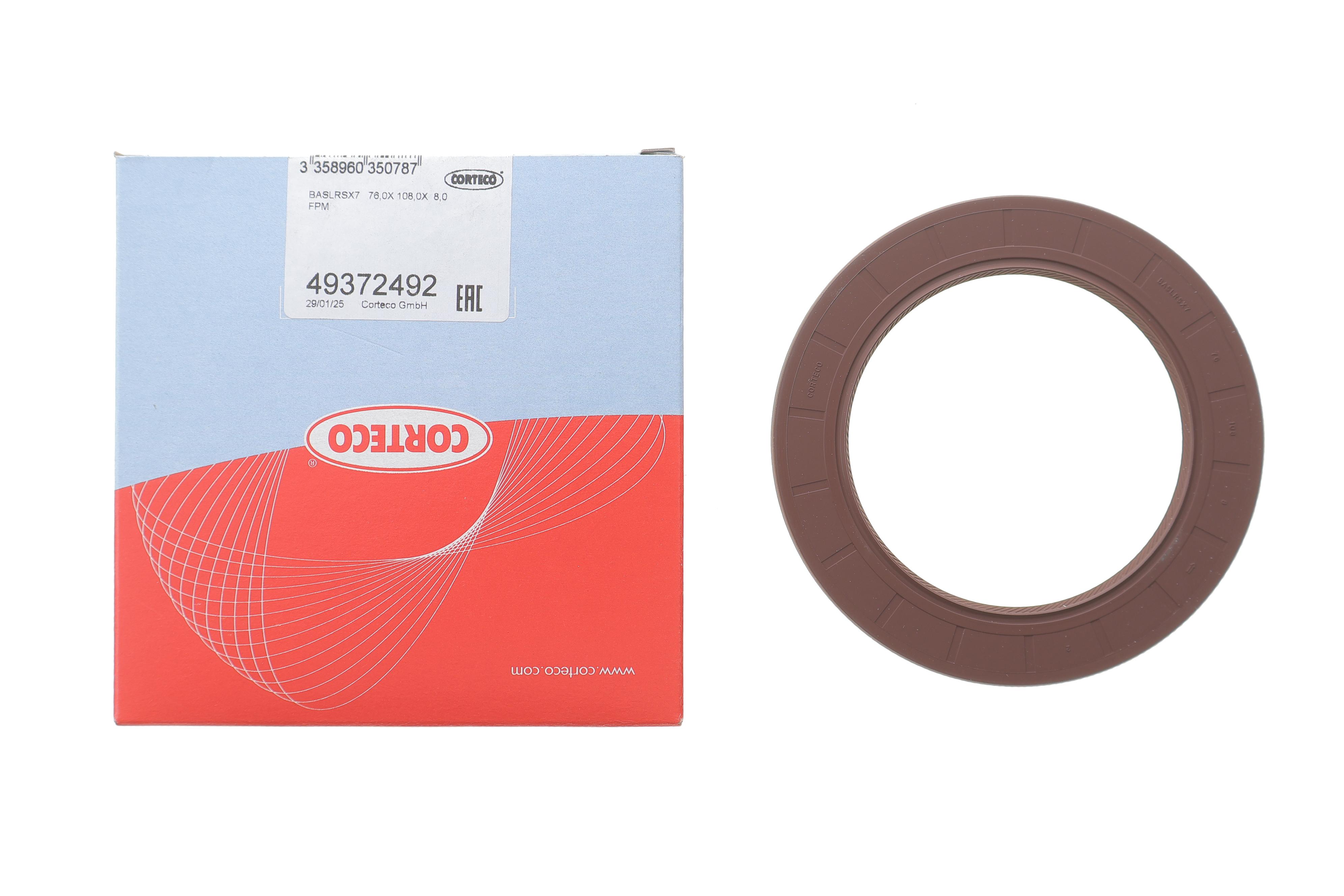 Сальник колінвалу (задній) Kia Ceed/Sportage 06- (76x108x8)