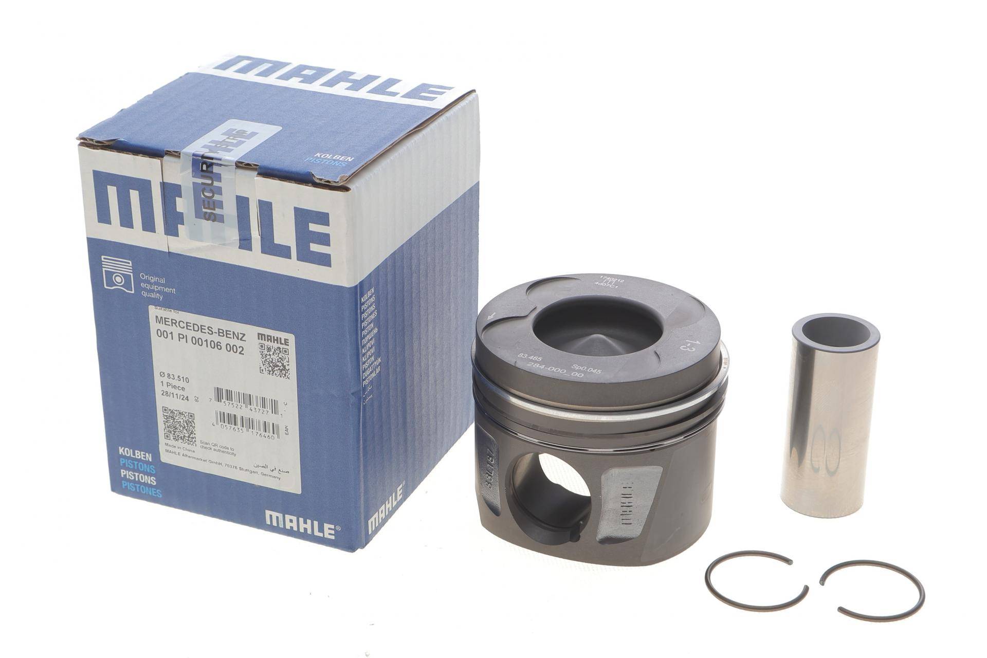 Поршень MB Sprinter (B906)/Vito (W639) OM642 3.0D 06- (83.11mm/+0.50) (1-3 циліндр)