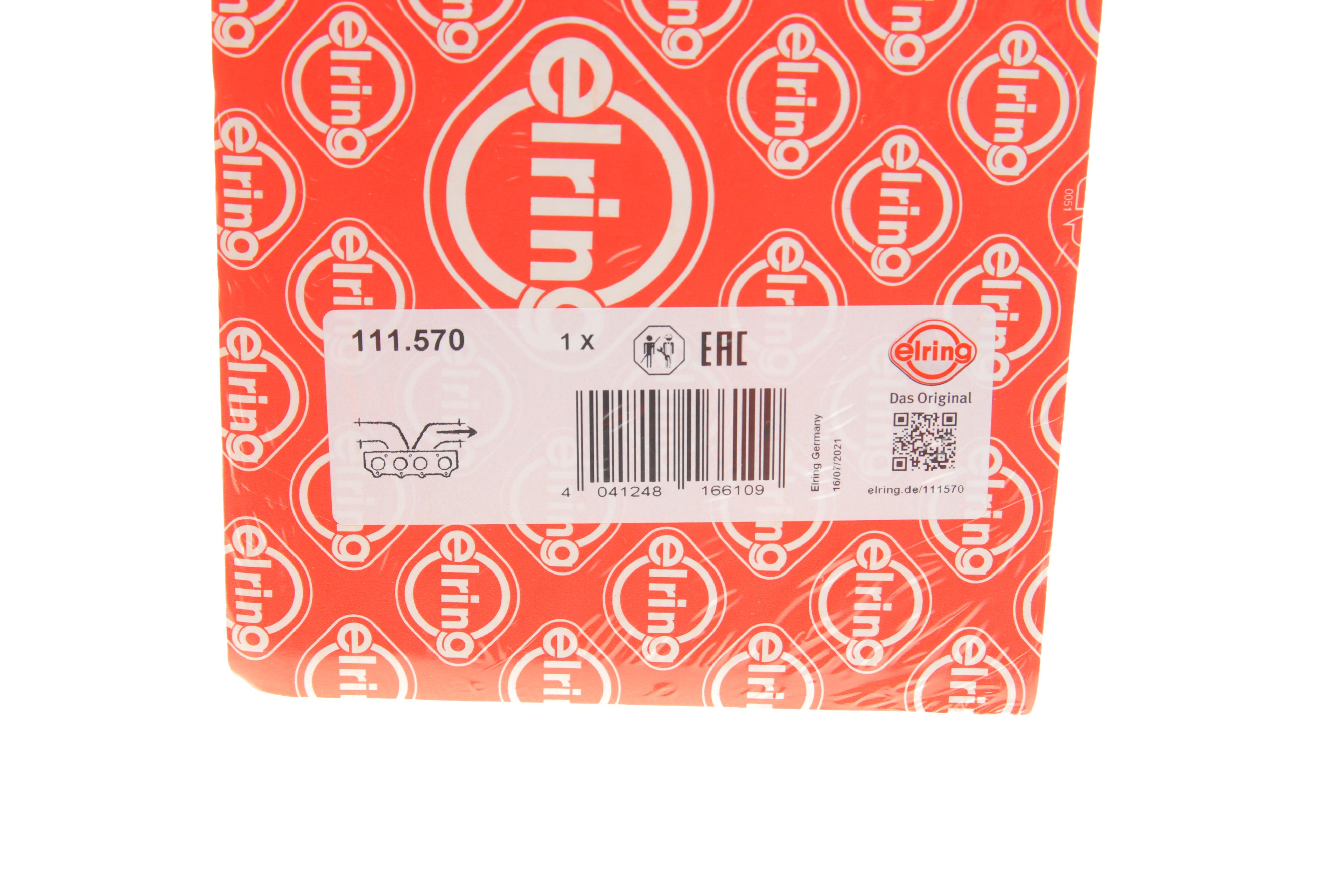 Прокладка коллектора выпускного Opel Combo 1.6 01-