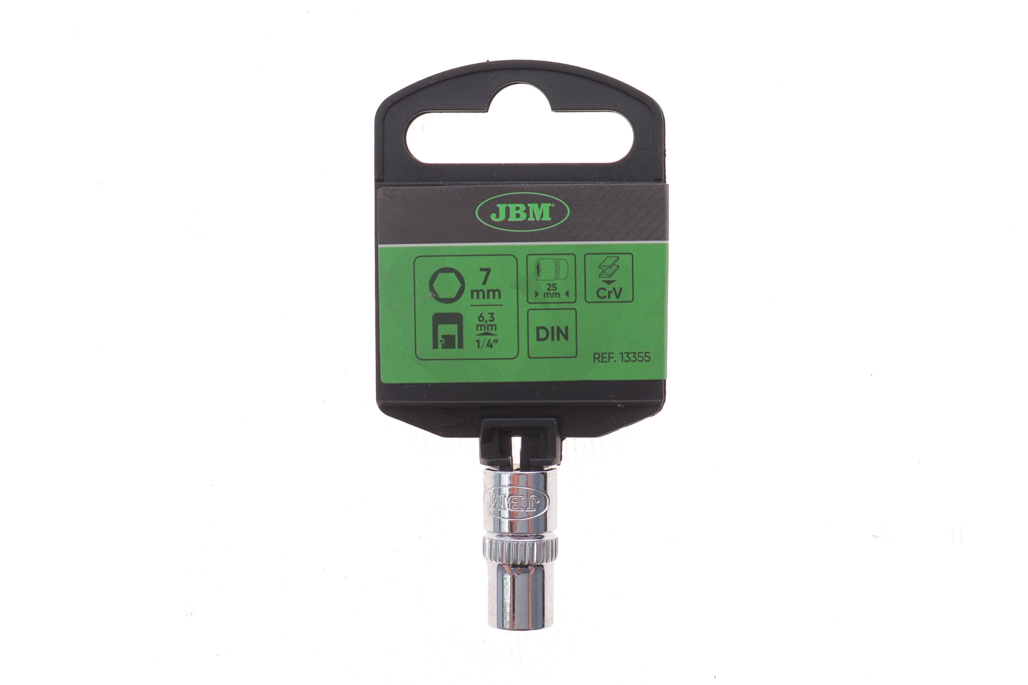 Головка торцевая 1/4" 7 мм (оцынк.)