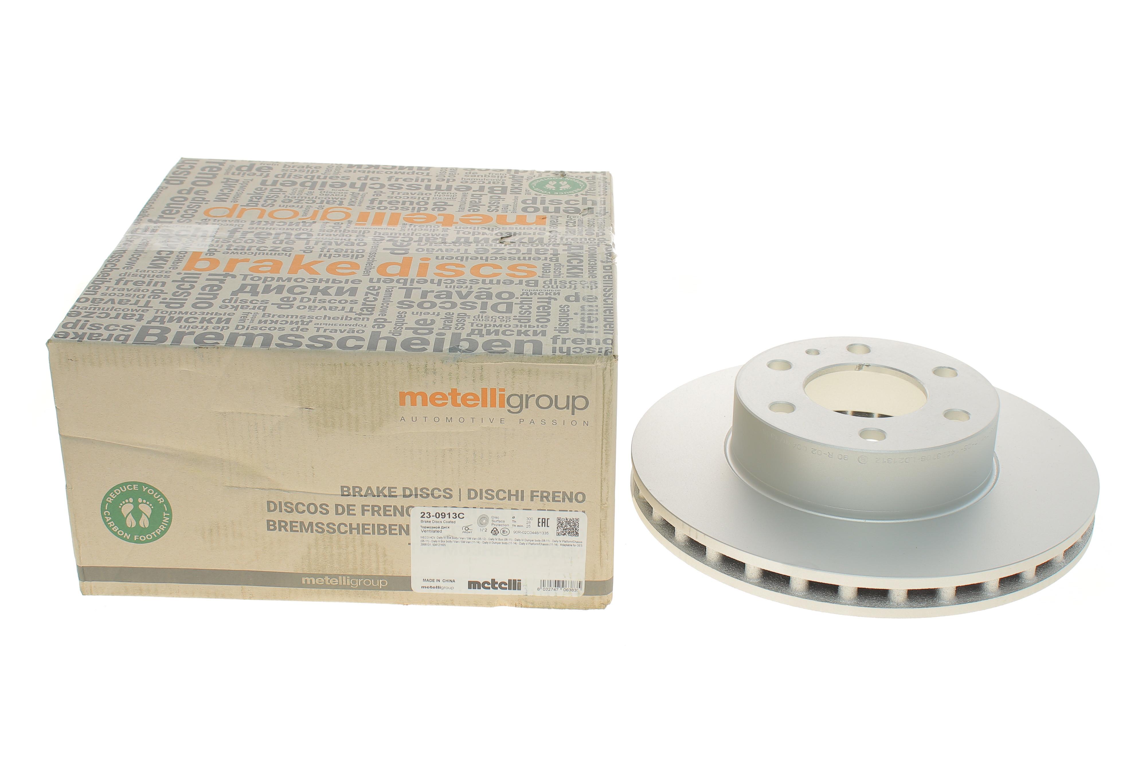 Диск гальмівний (передній) Iveco Daily 02-14 (300x28)