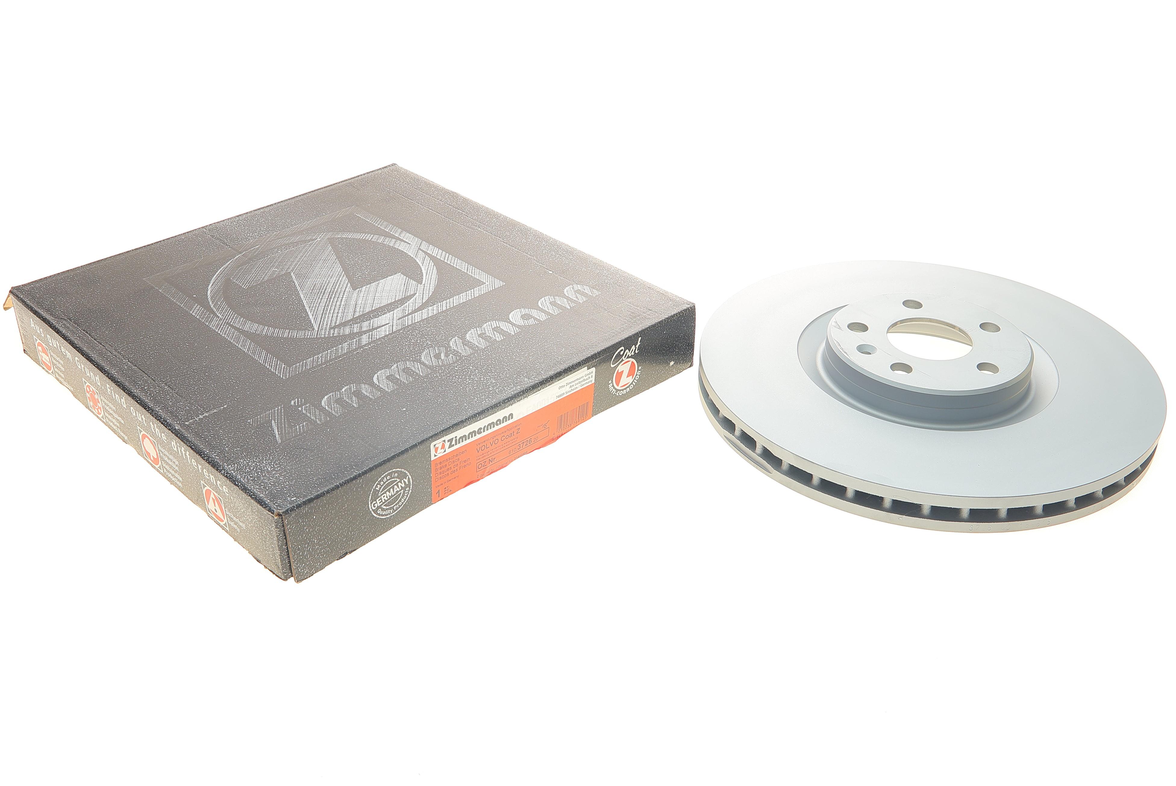 Диск тормозной (передний) Volvo S60 III/S90 II/V60 II/ XC90 II 16- (345x30)