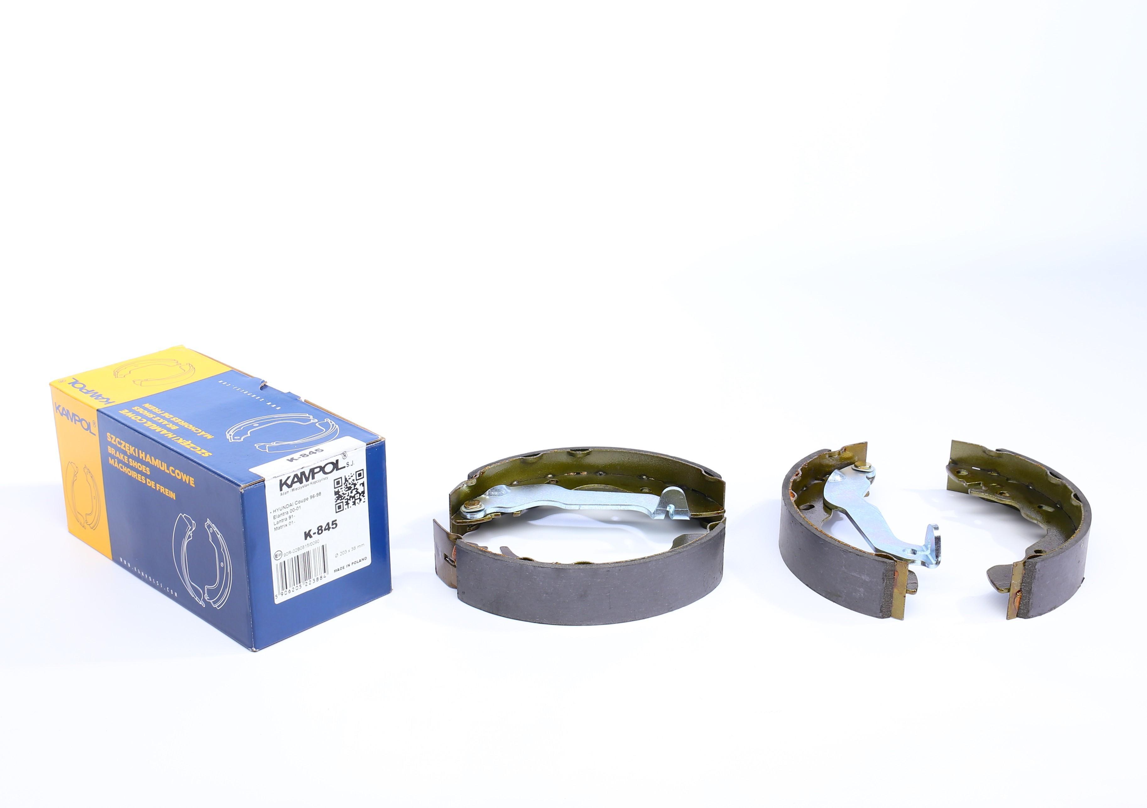 Колодки гальмівні (задні) Hyundai Elantra 90-10 (барабанні) (203.2x38)