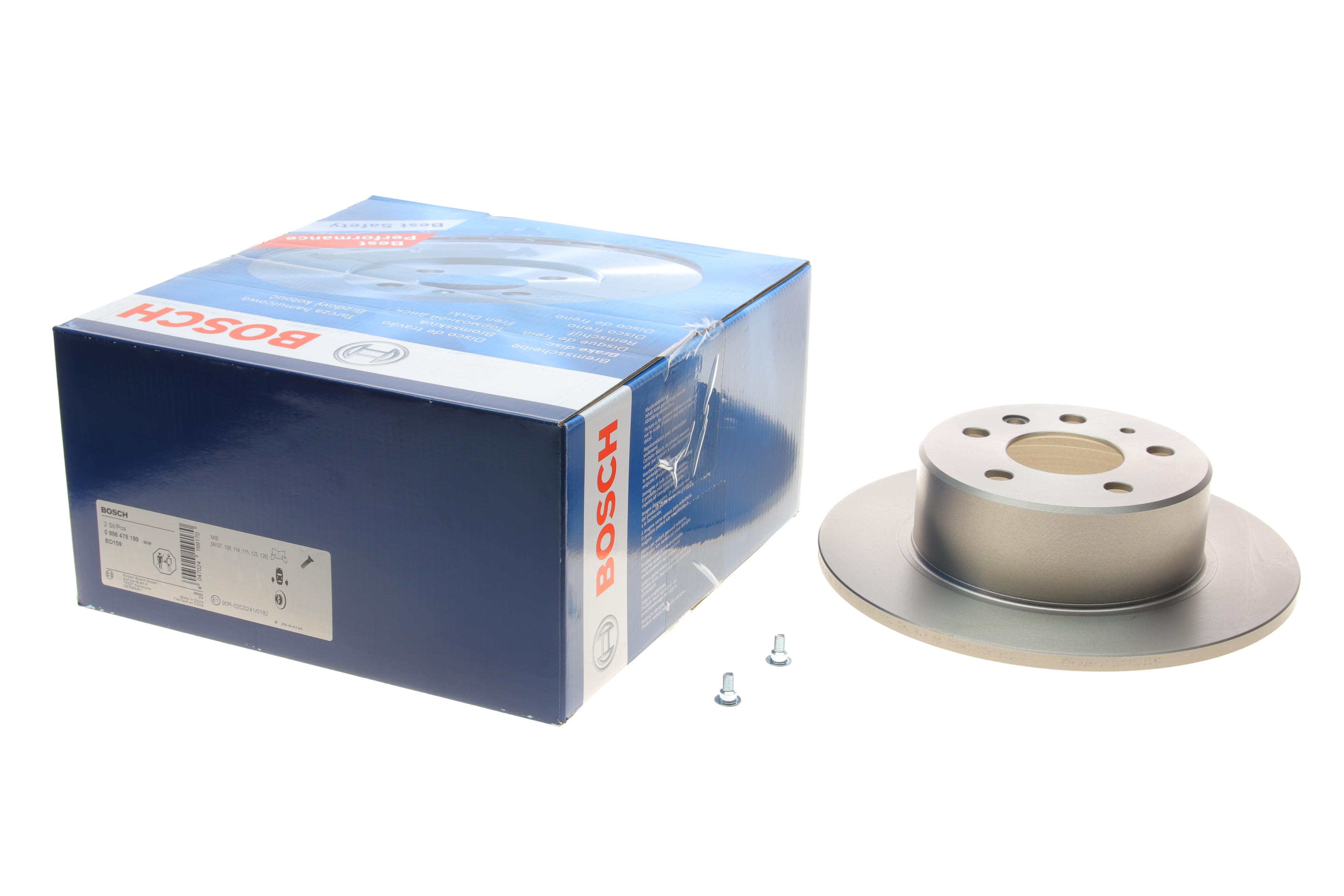 Диск тормозной (задний) MB S-Class (W116/W126) W123 68- (279x10)