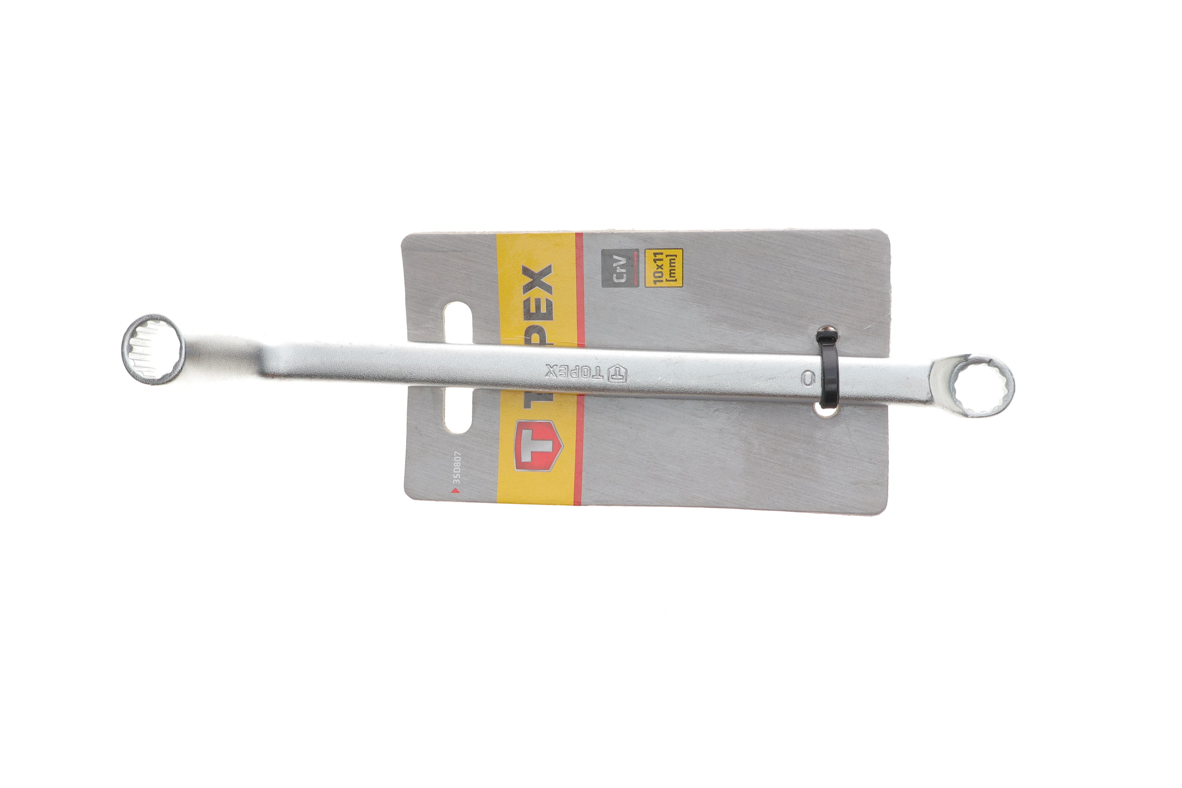 Ключ колінчастий 10х11 мм 45° L-220 мм