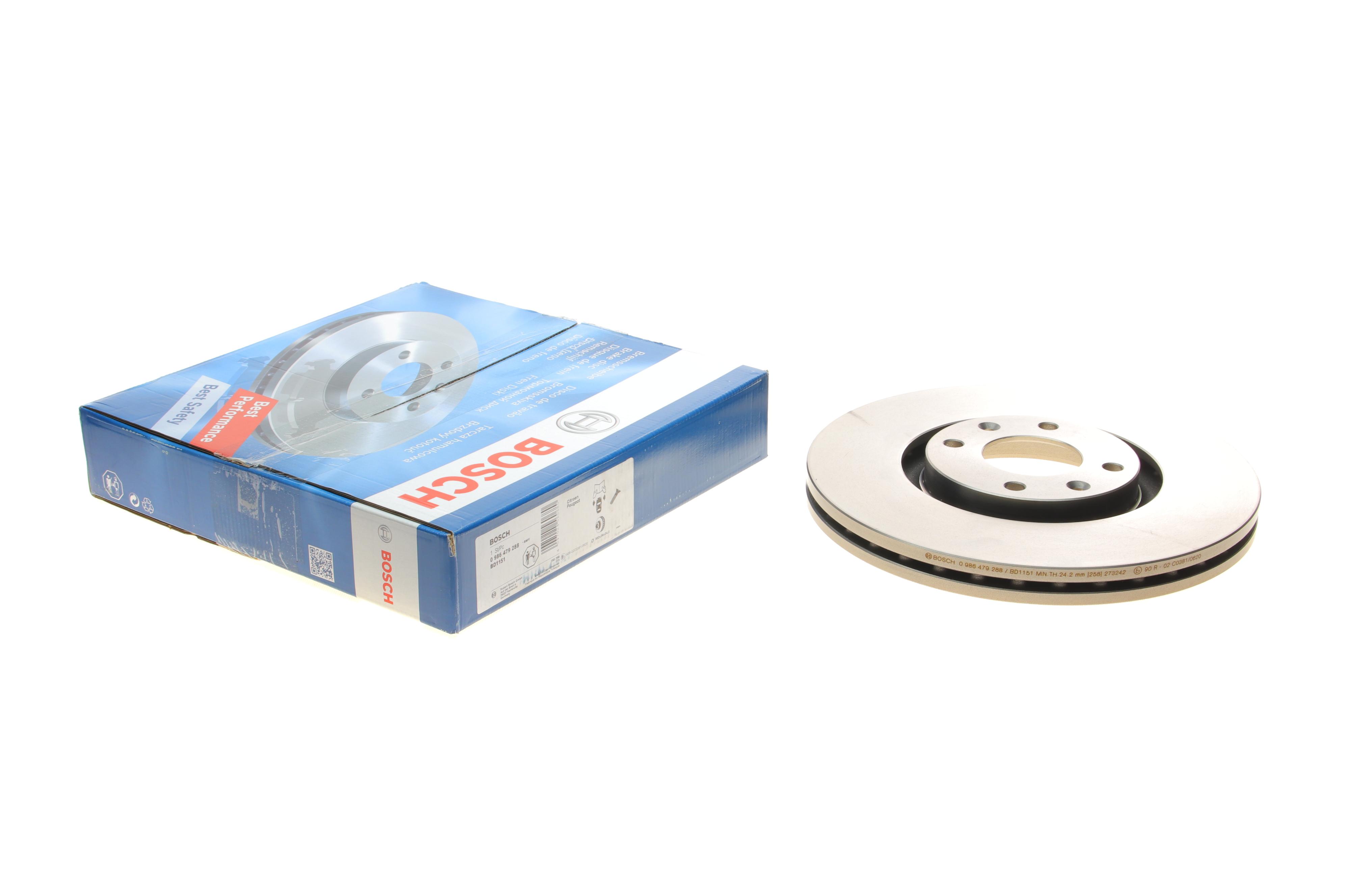 Диск гальмівний (передній) Citroen C4/ Peugeot 207/307 1.6-2.0i 04- (302x26)