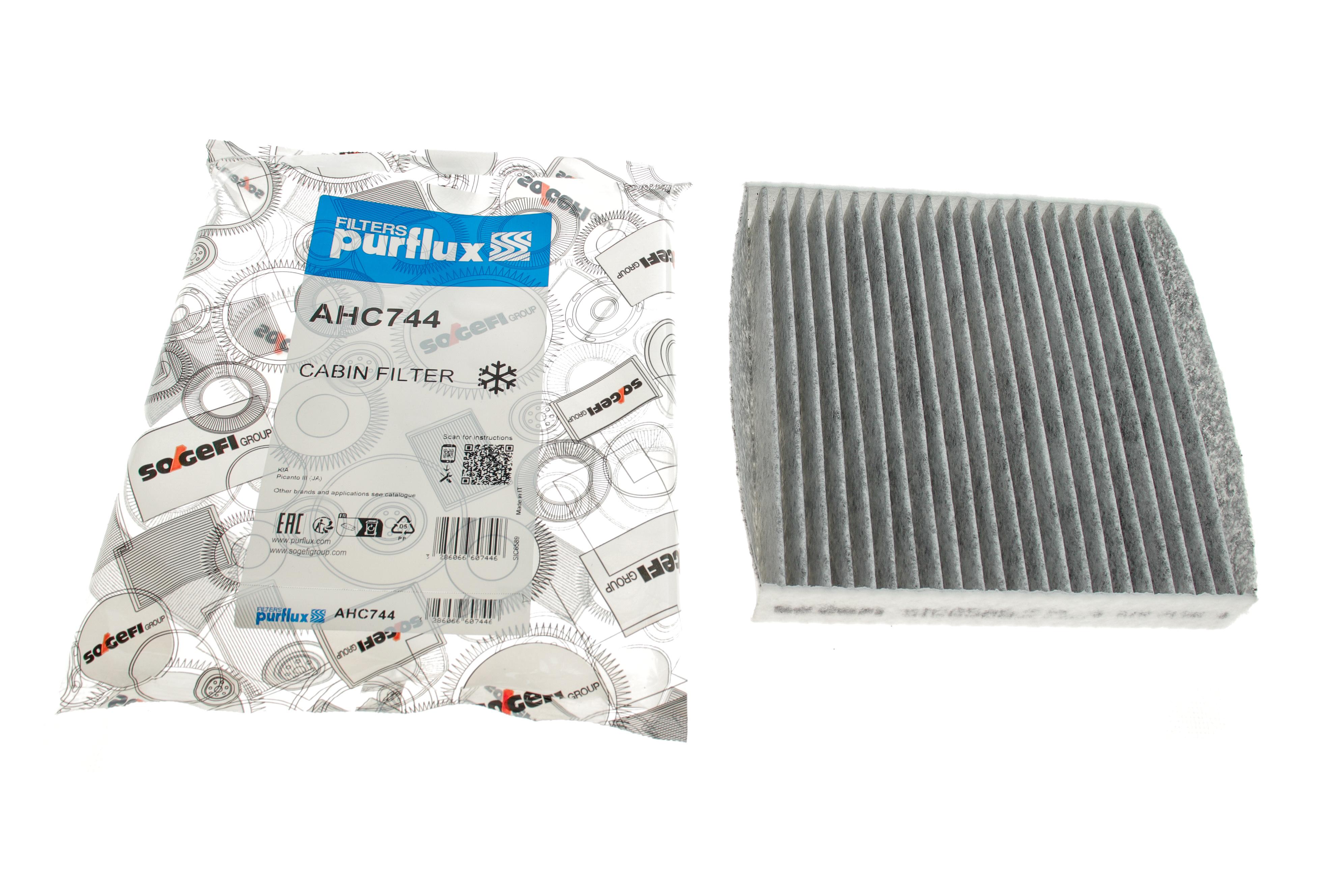 Фільтр салону Kia Picanto 17- (вугільний)