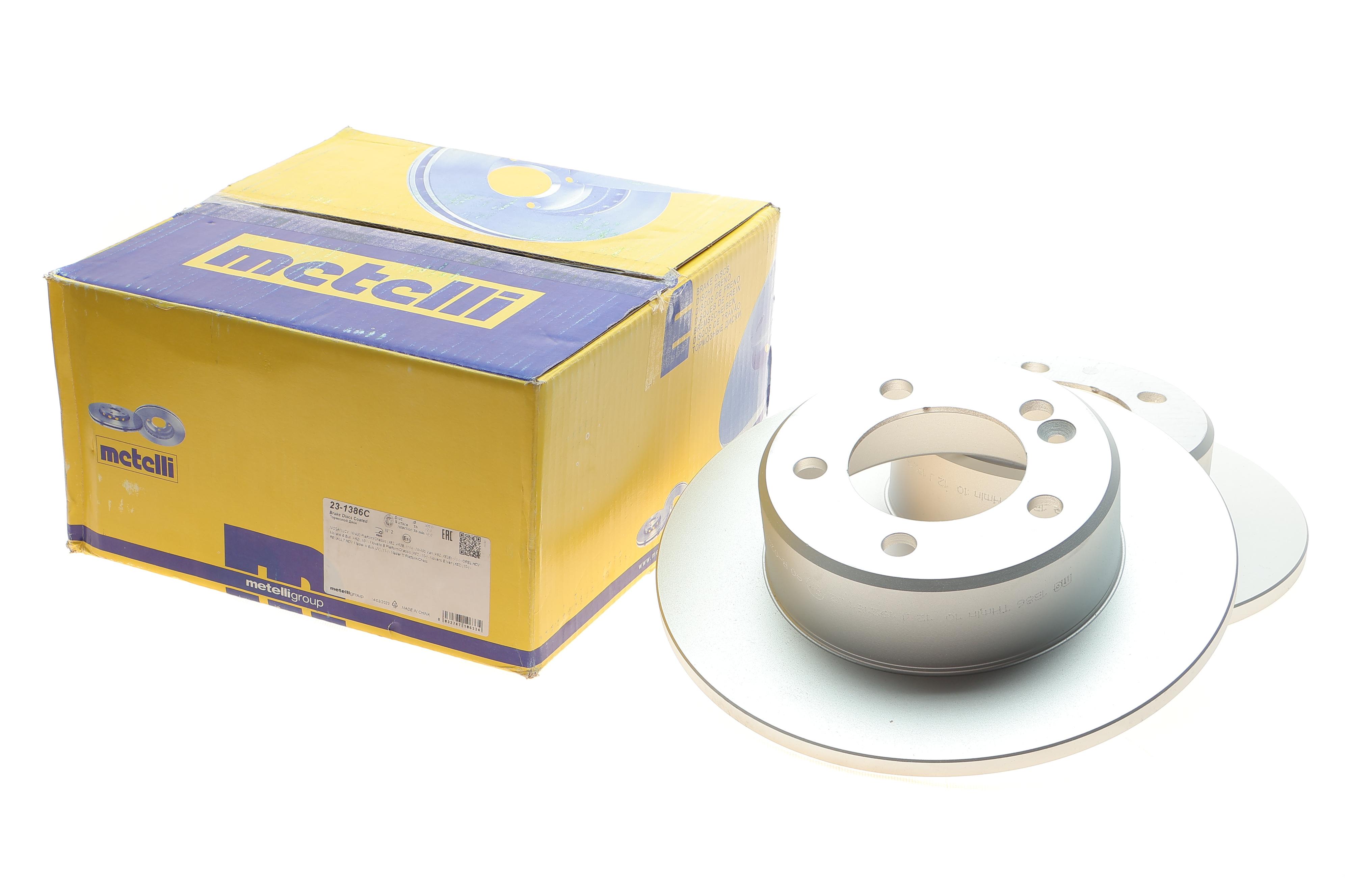 Диск гальмівний (задній) Renault Master III 10- (RWD) (305x12) (з покриттям)