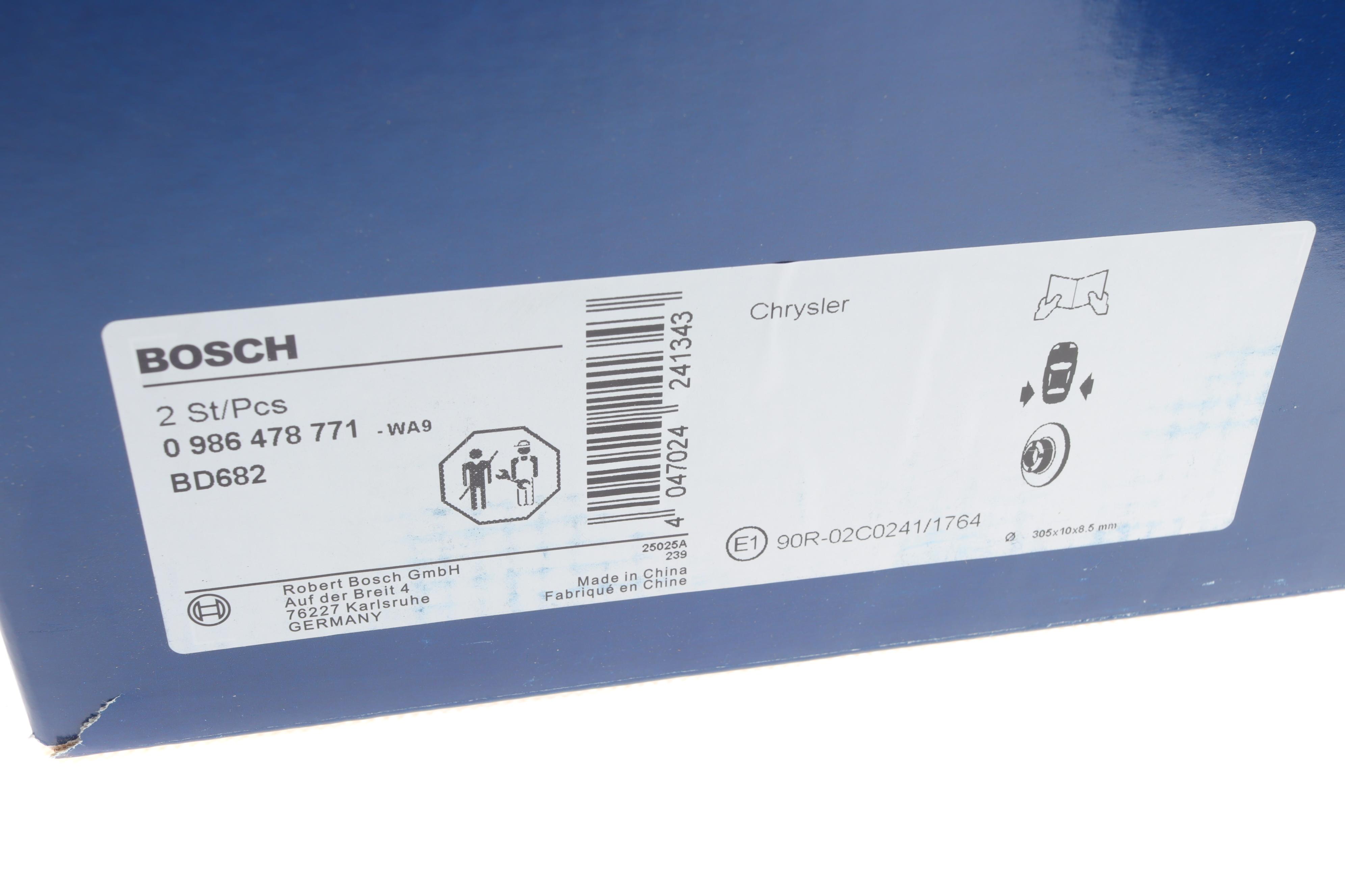 Диск гальмівний (задній) Jeep Grand Cherokee 2.7CRD/3.1-4.7 99-05 (305x10)