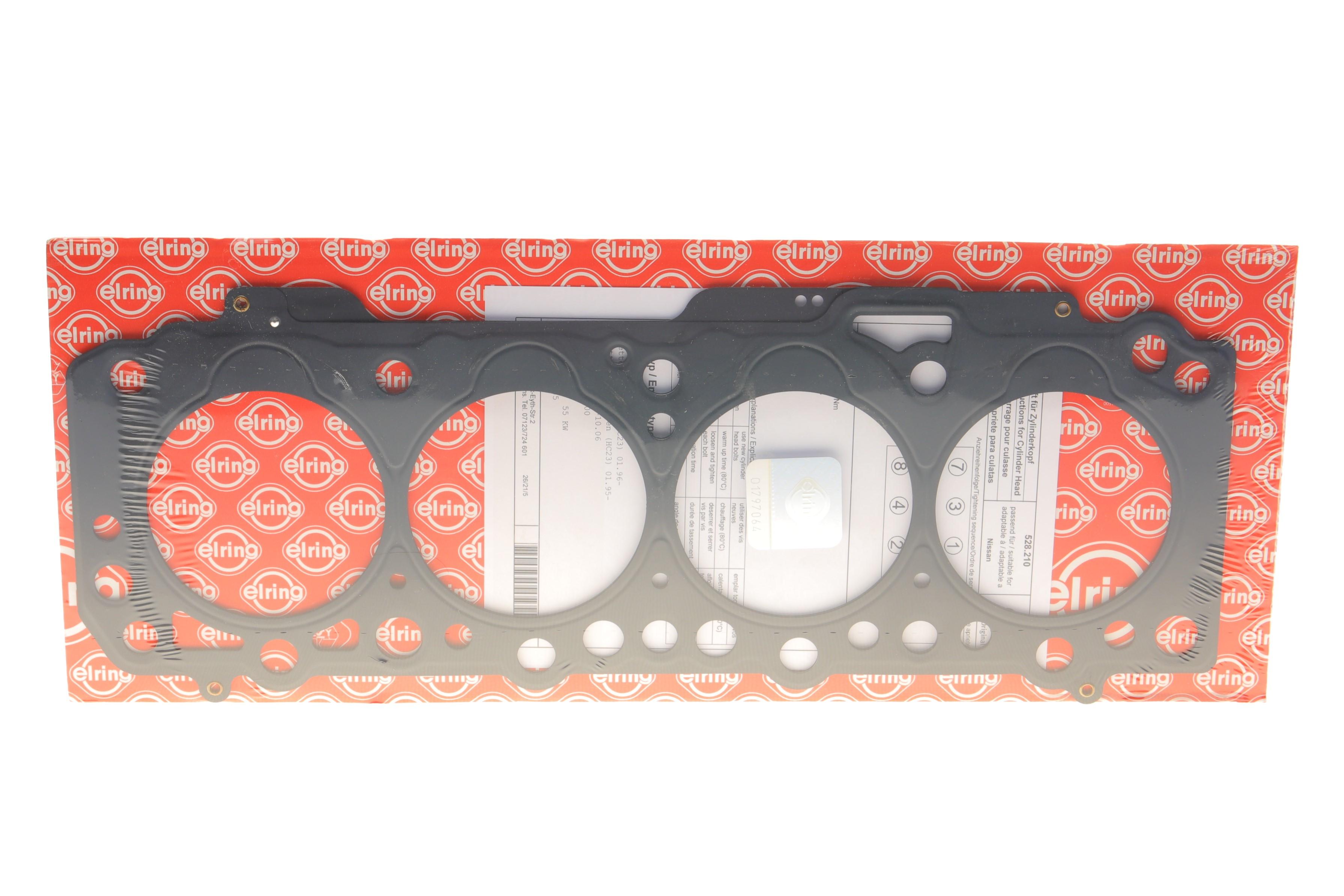 Прокладка ГБЦ Nissan Vanette Cargo 2.3 D 94-02 (2 метки) (1.35mm)