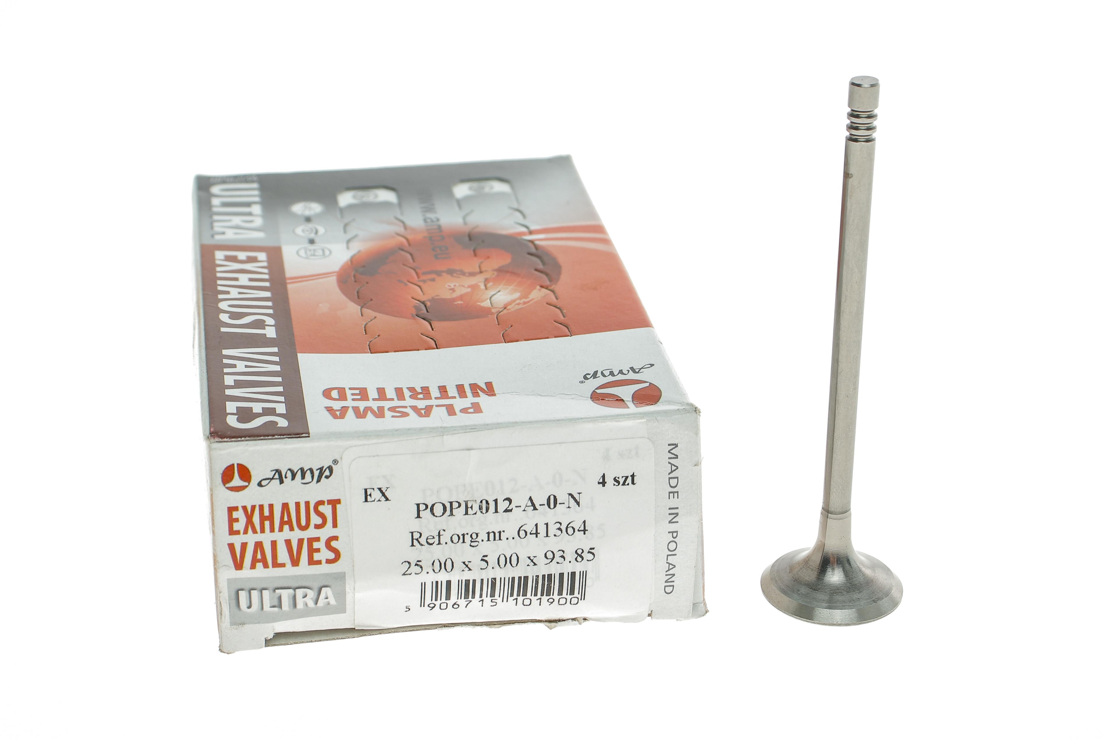 Клапан (випуск) Opel Astra G/H/J/Insignia A 1.2/1.4 98-17 (25x5x93.85) (азотований)