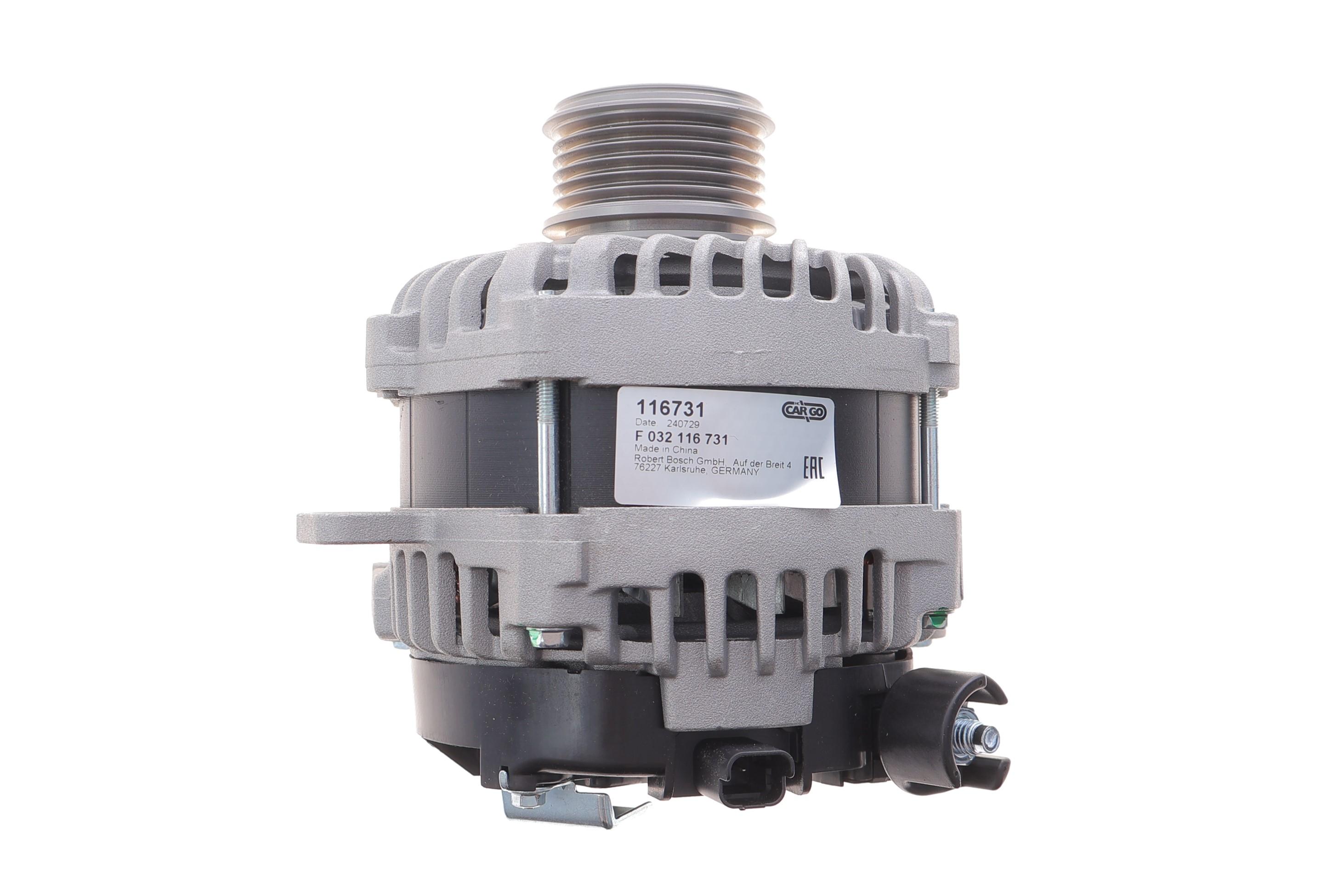 Генератор Citroen Berlingo/Peugeot Partner 1.5 BlueHDi 18- (14V/180A) = 116731