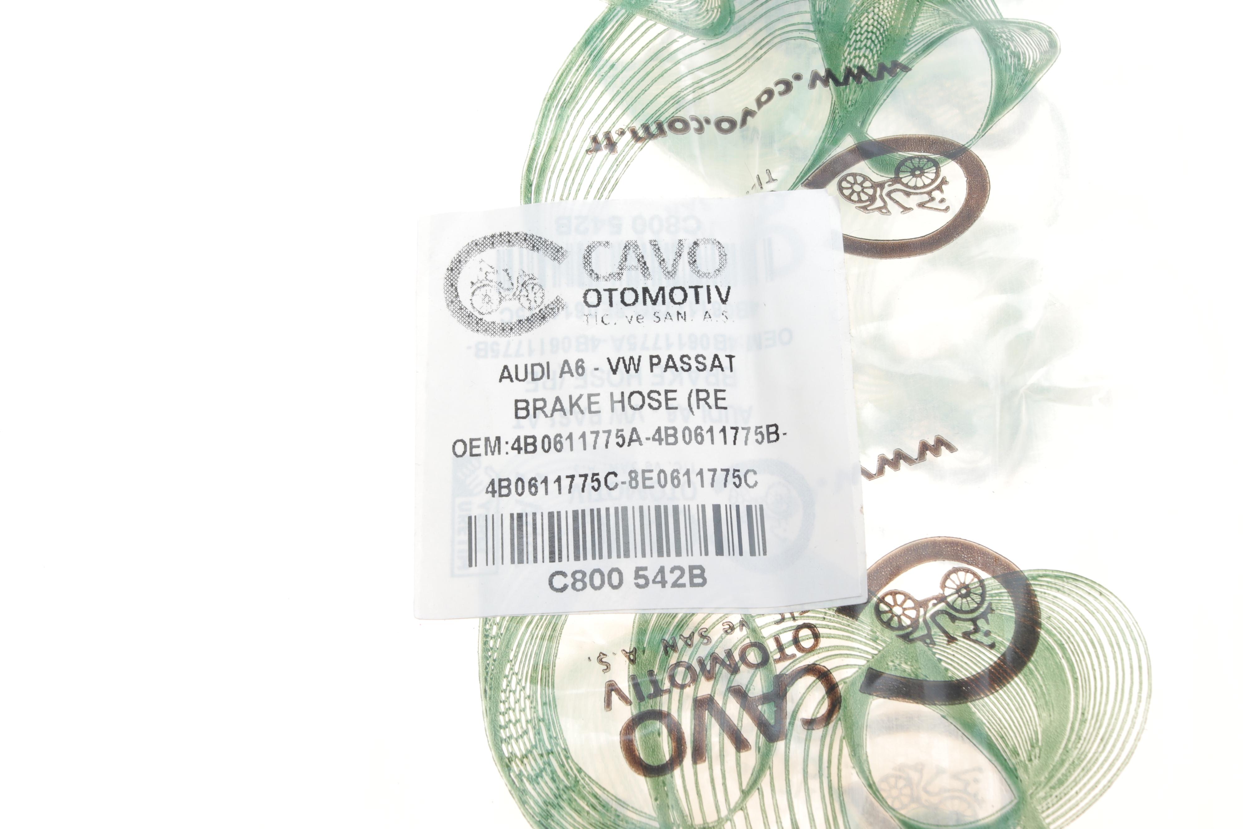 Шланг гальмівний (задній) Audi A6/VW Passat 97-05