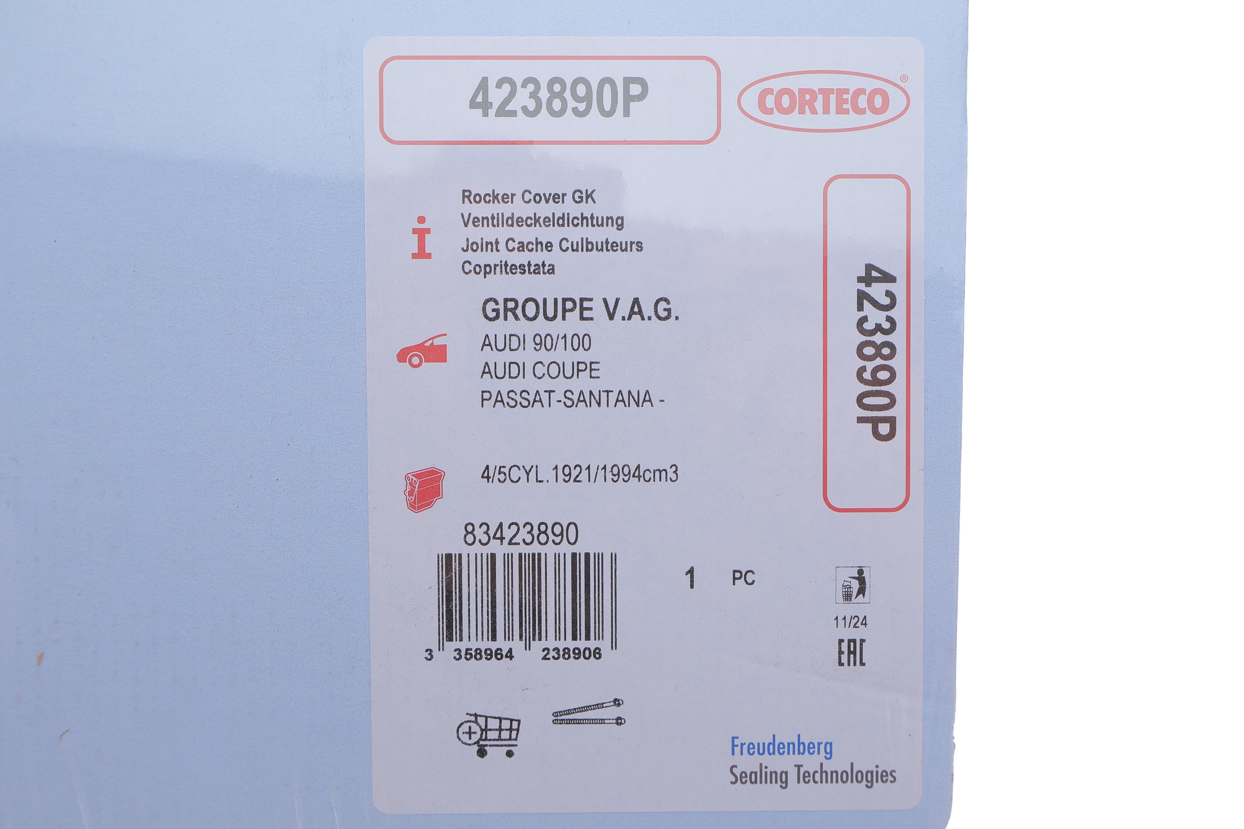 Прокладка кришки клапанів VW Passat 1.9-2.2i -88