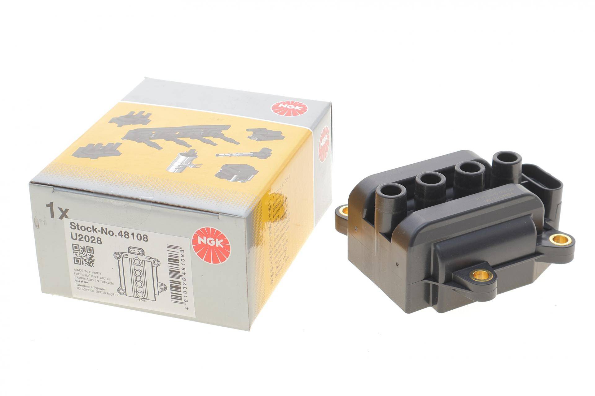 Котушка запалювання Renault Kangoo 1.2 16V 01- (+ проводи запалювання) (U2028)