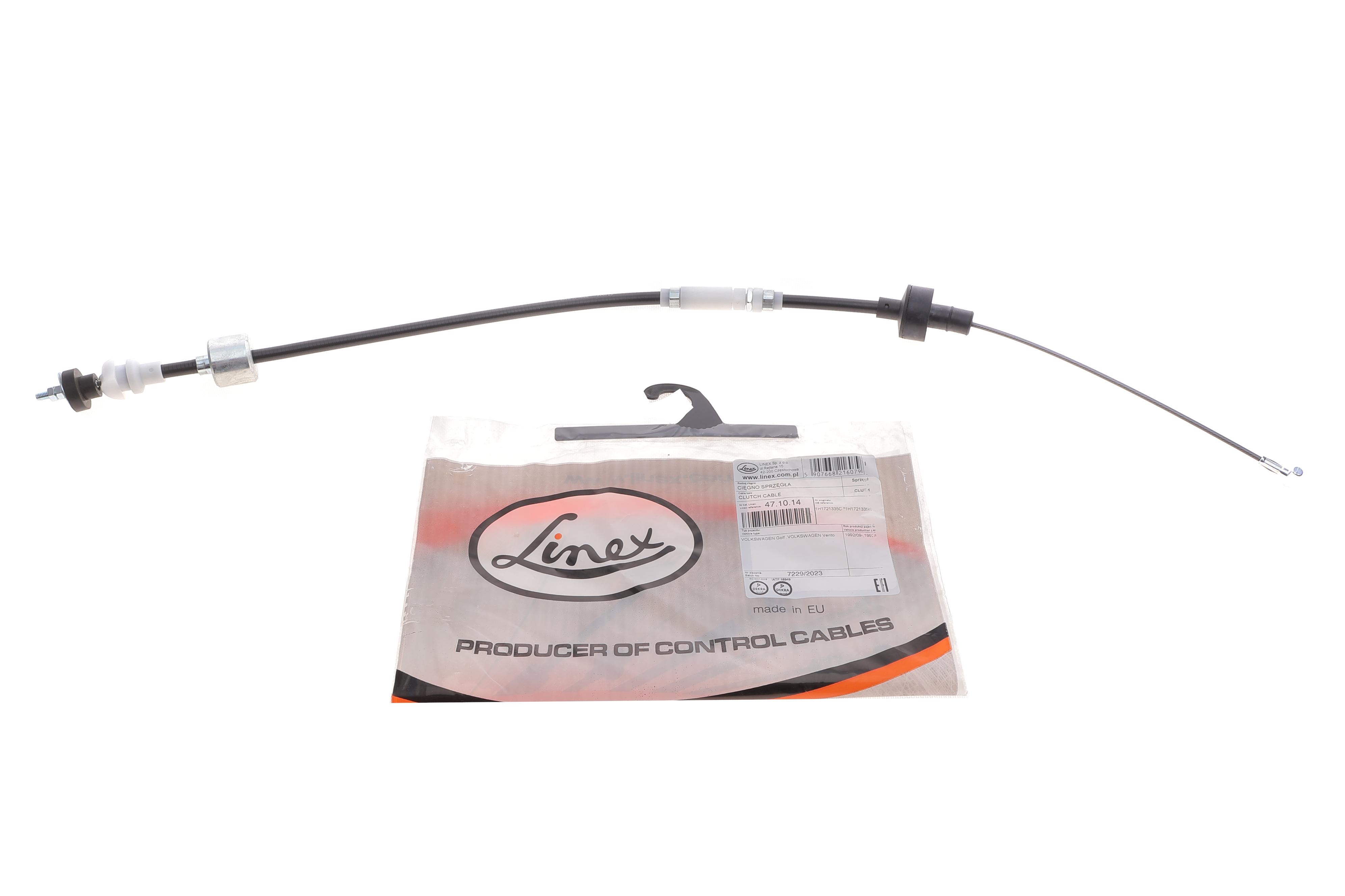 Трос зчеплення VW Golf III/Jetta 1.4/1.6 91-99 (917/447+110 мм)