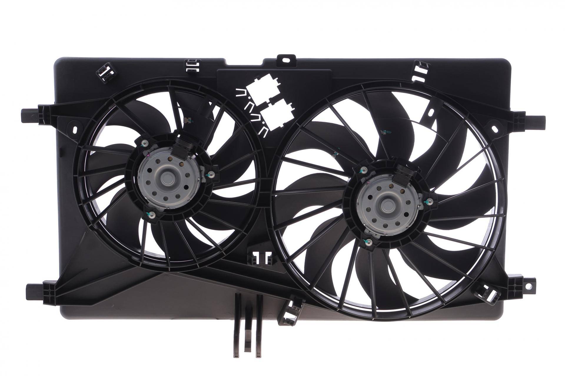 Вентилятор охолодження двигуна Renault Master 2.3 dCi 11- (з дифузором)