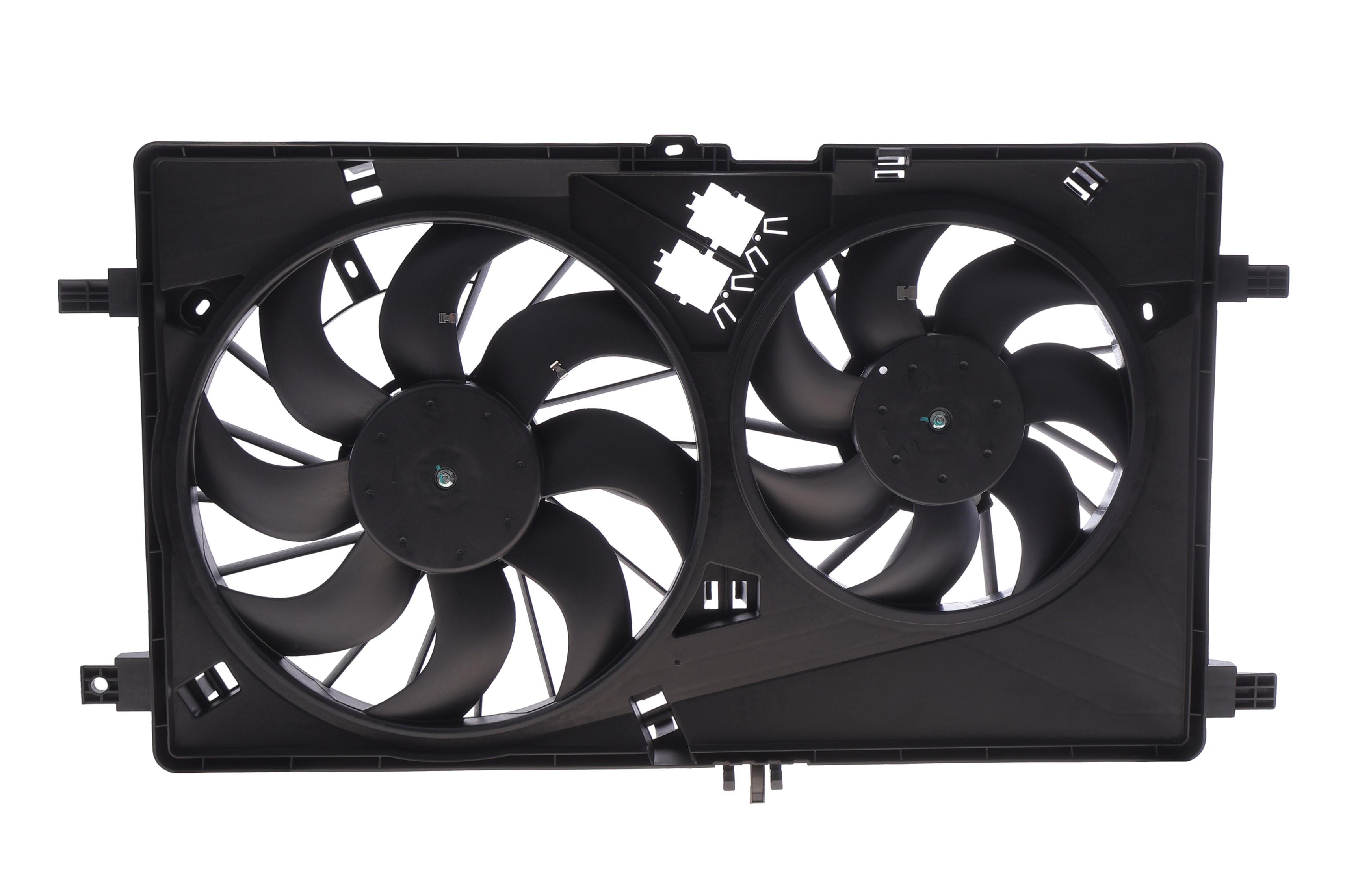 Вентилятор охлаждения двигателя Renault Master 2.3 dCi 11- (с диффузором)