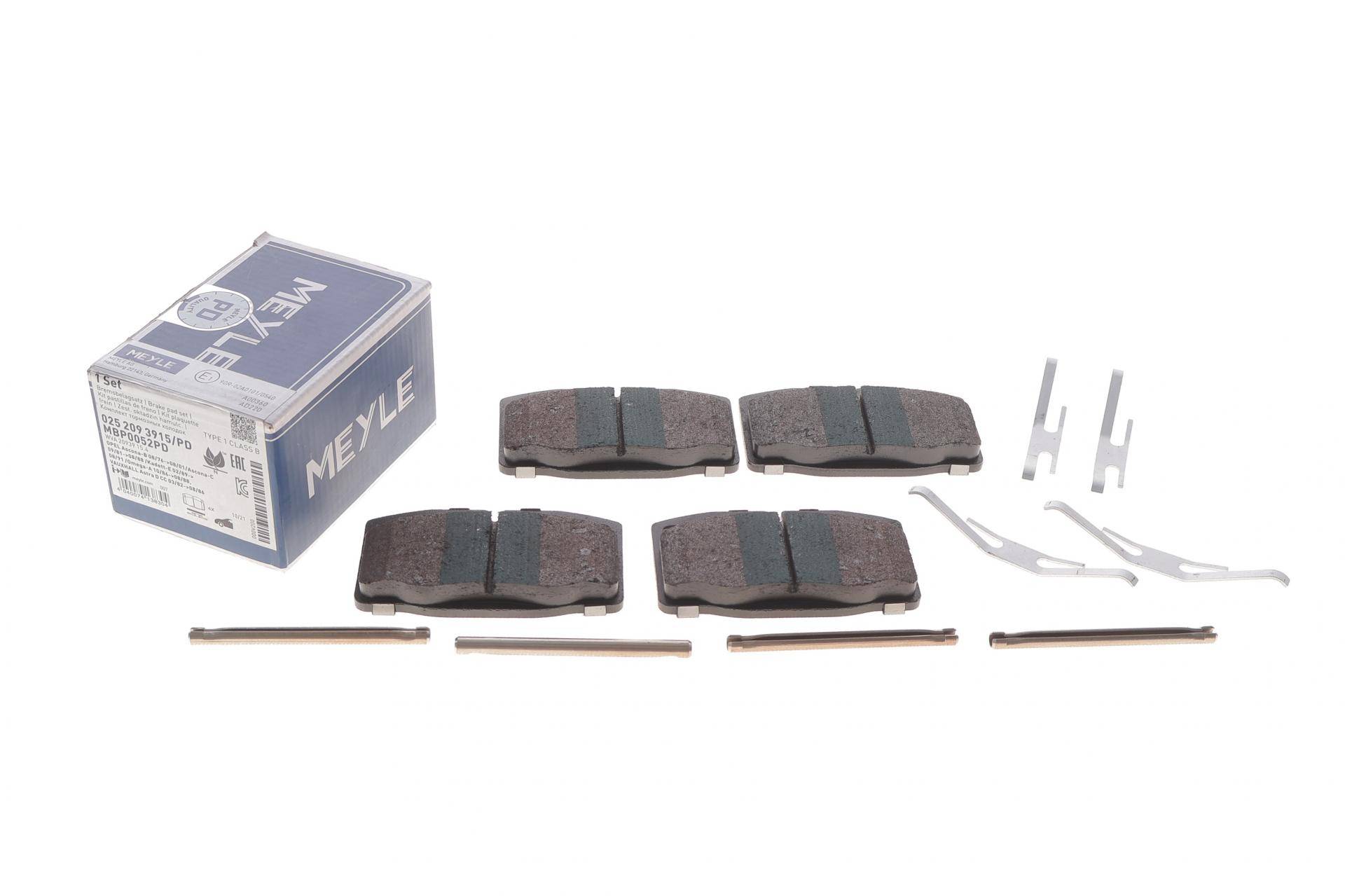 Колодки гальмівні (передні) Opel Ascona/Vectra/Kadett/Omega/Corsa 75-03