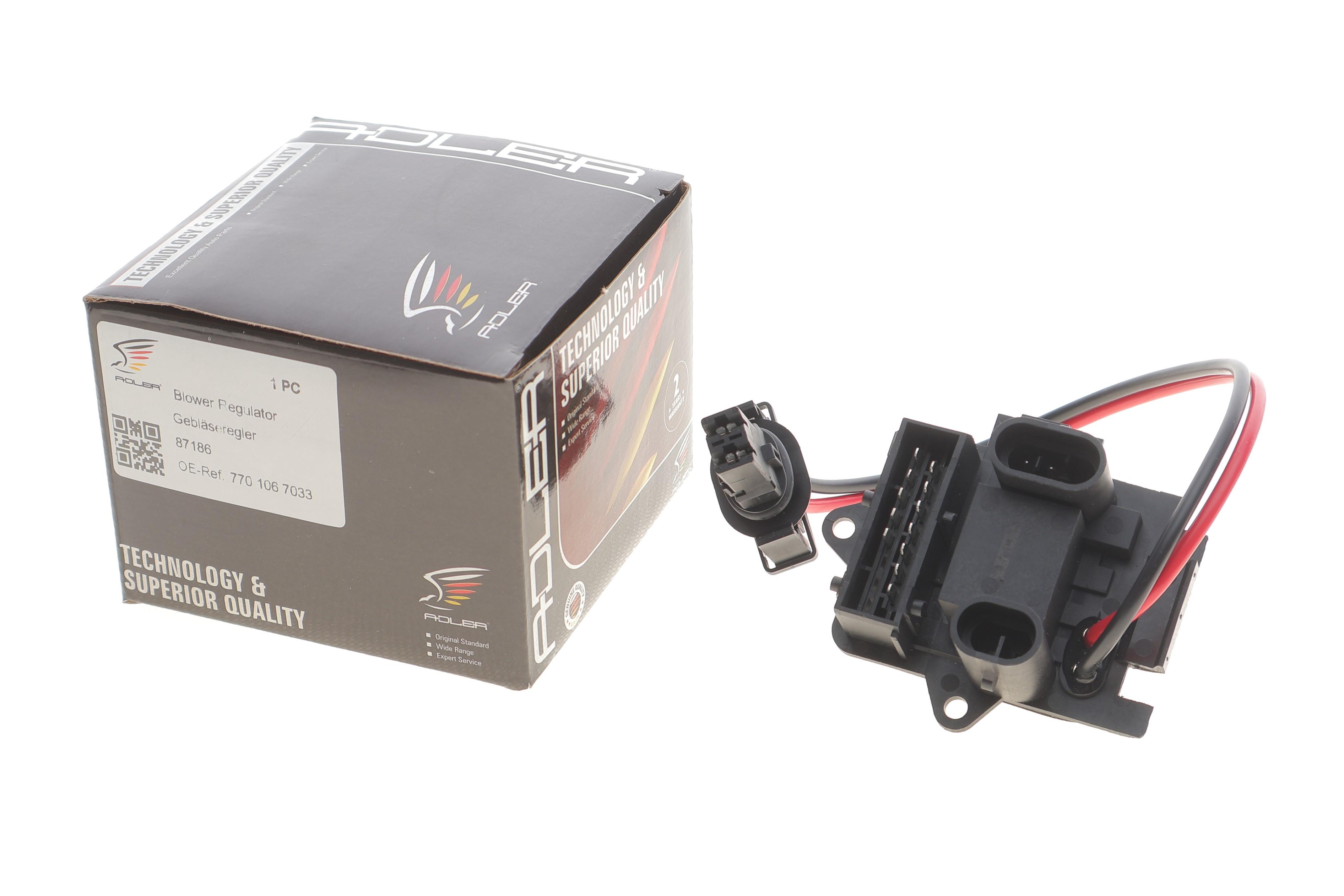 Резистор вентилятора печки Renault Clio 98-