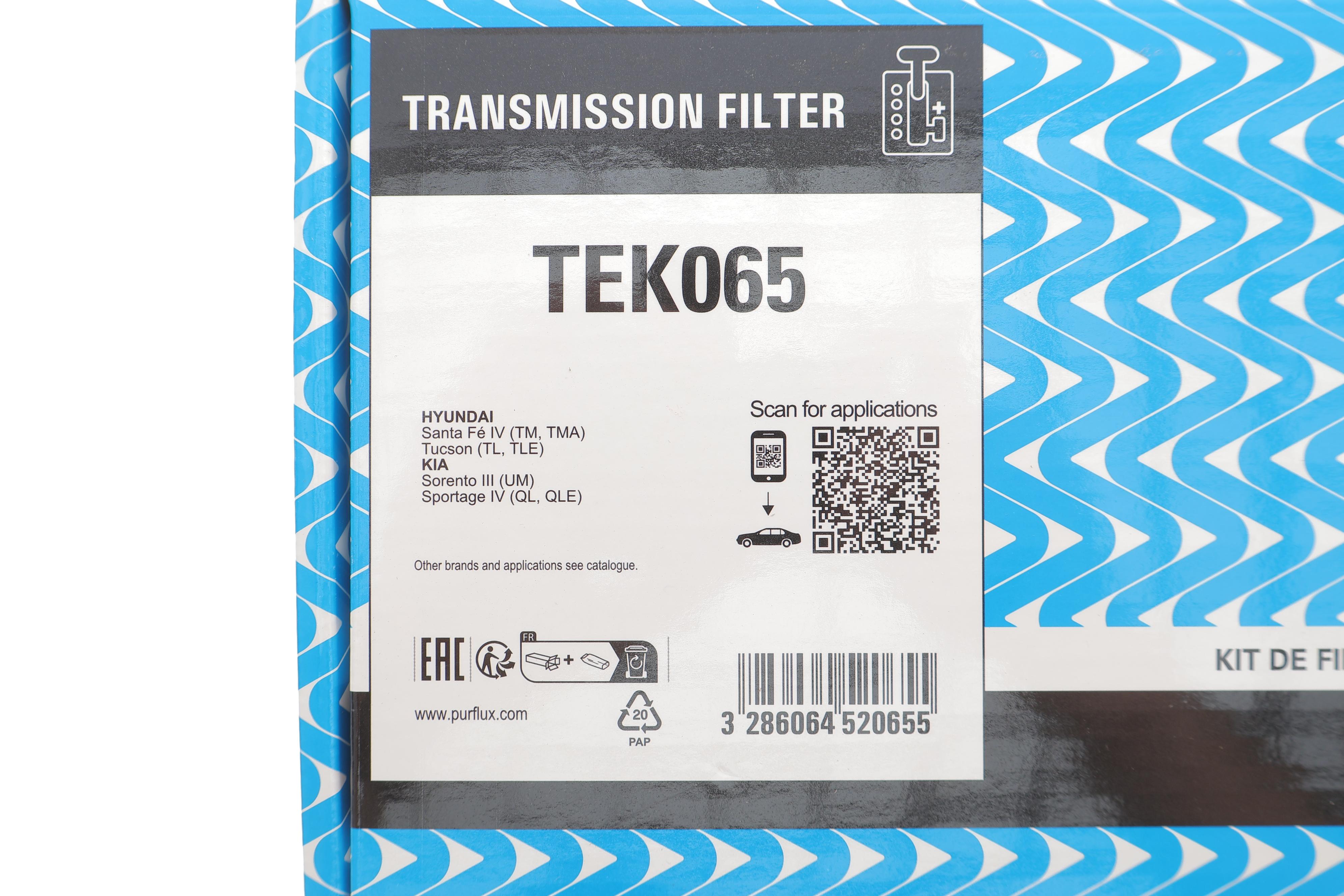 Фільтр АКПП Hyundai Tucson 2.0 CRDi 15-20 (A8LF1) (з прокладкою)