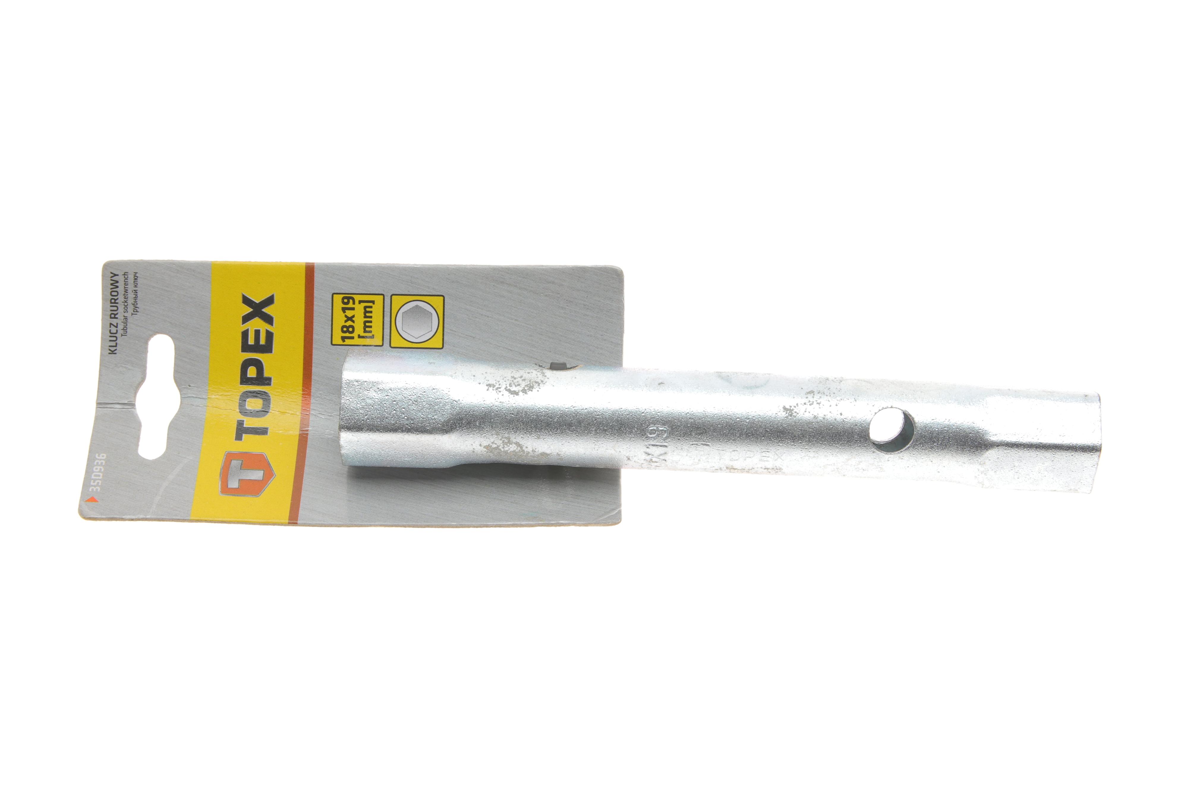 Ключ торцевий трубчастий 18x19 мм L-160 мм