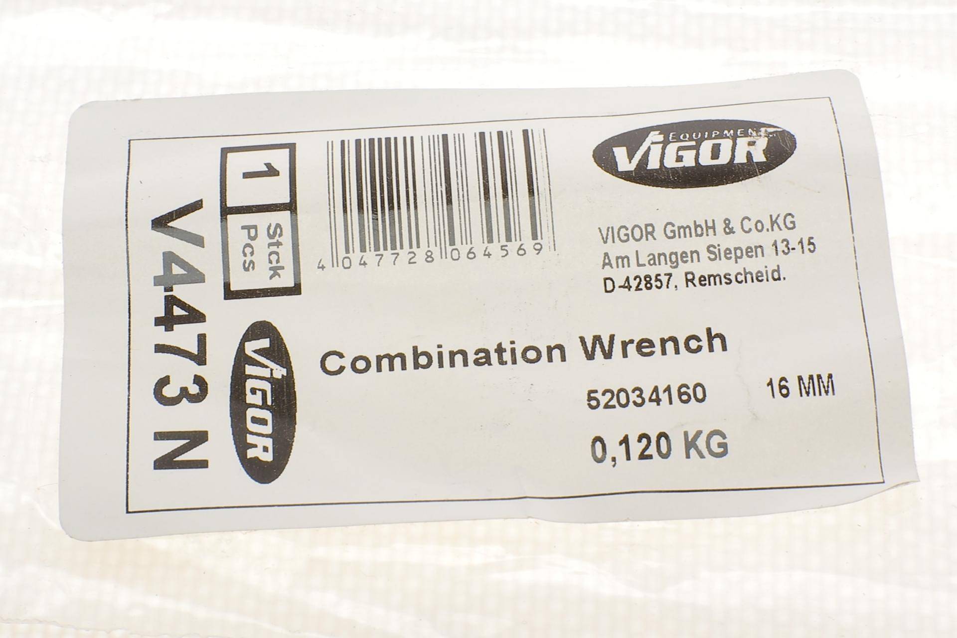 Ключ ріжково-накидний 16 мм L-195 мм