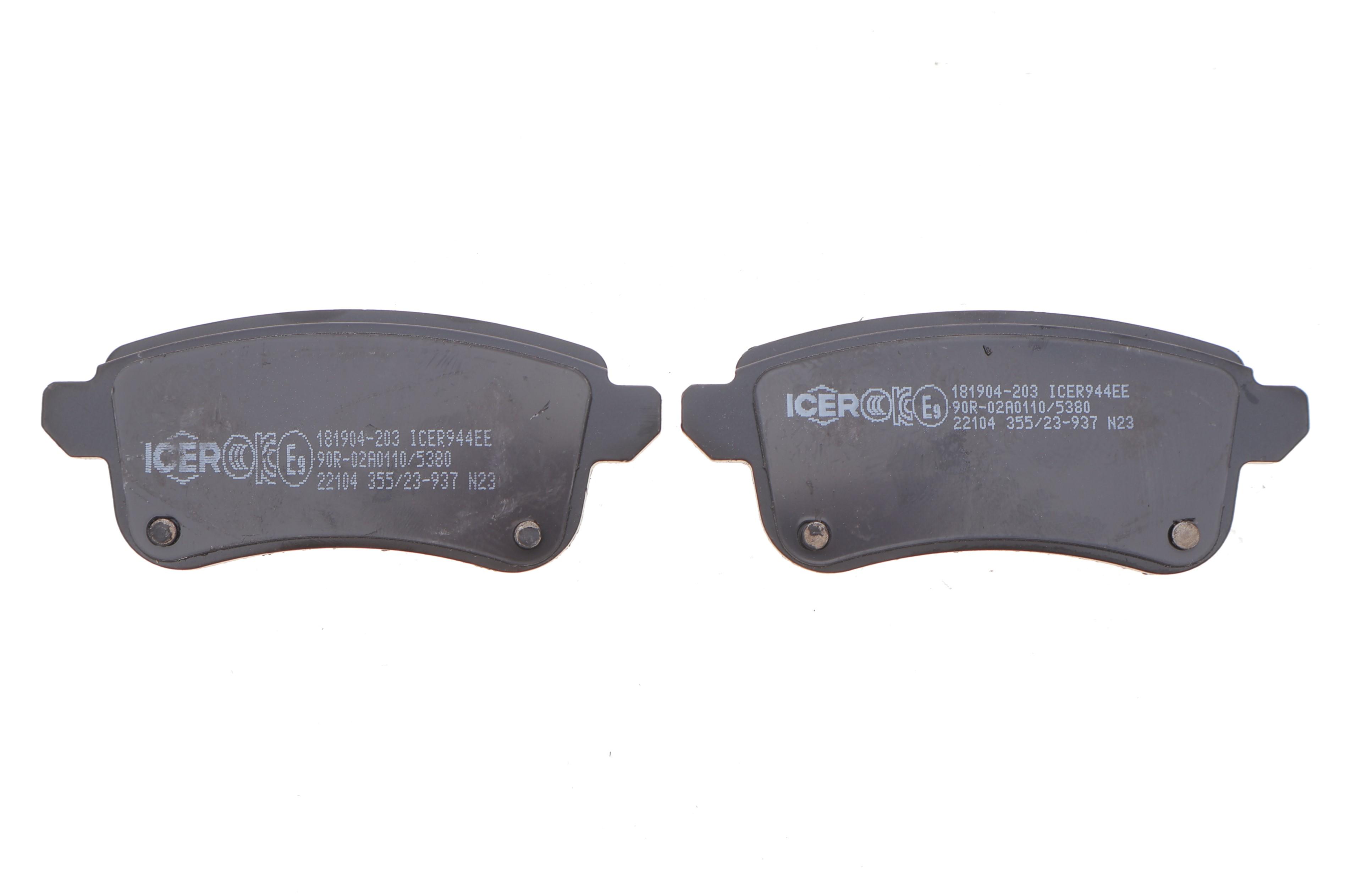 Колодки гальмівні (задні) Renault Fluence/Megane/Scenic 08-