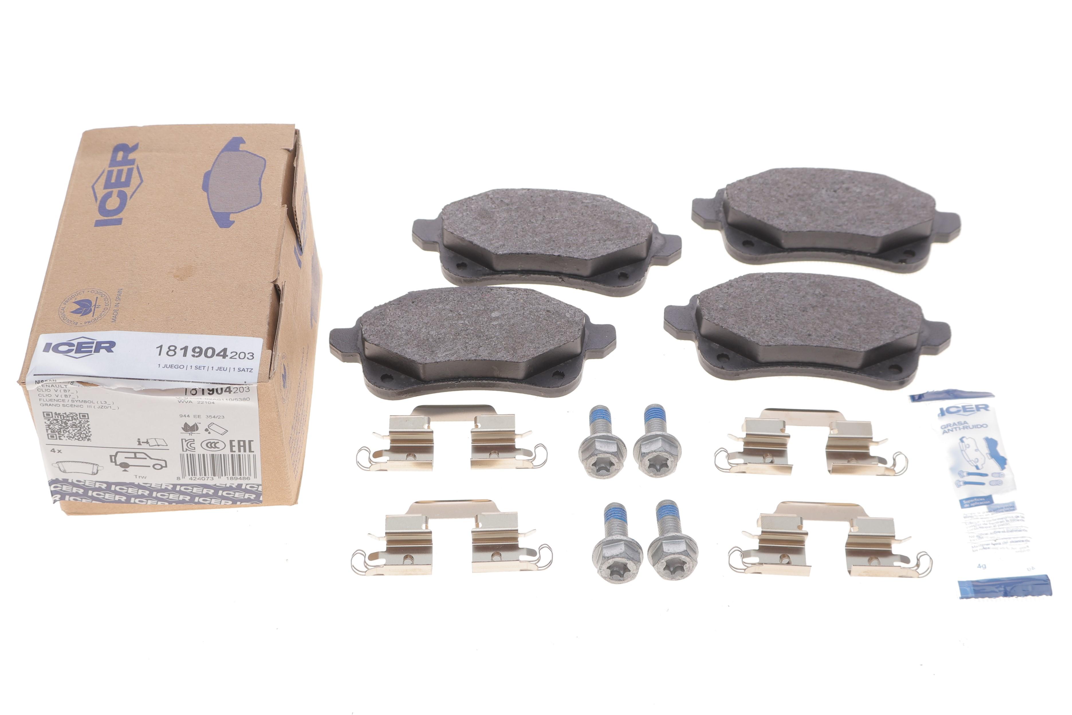 Колодки гальмівні (задні) Renault Fluence/Megane/Scenic 08-