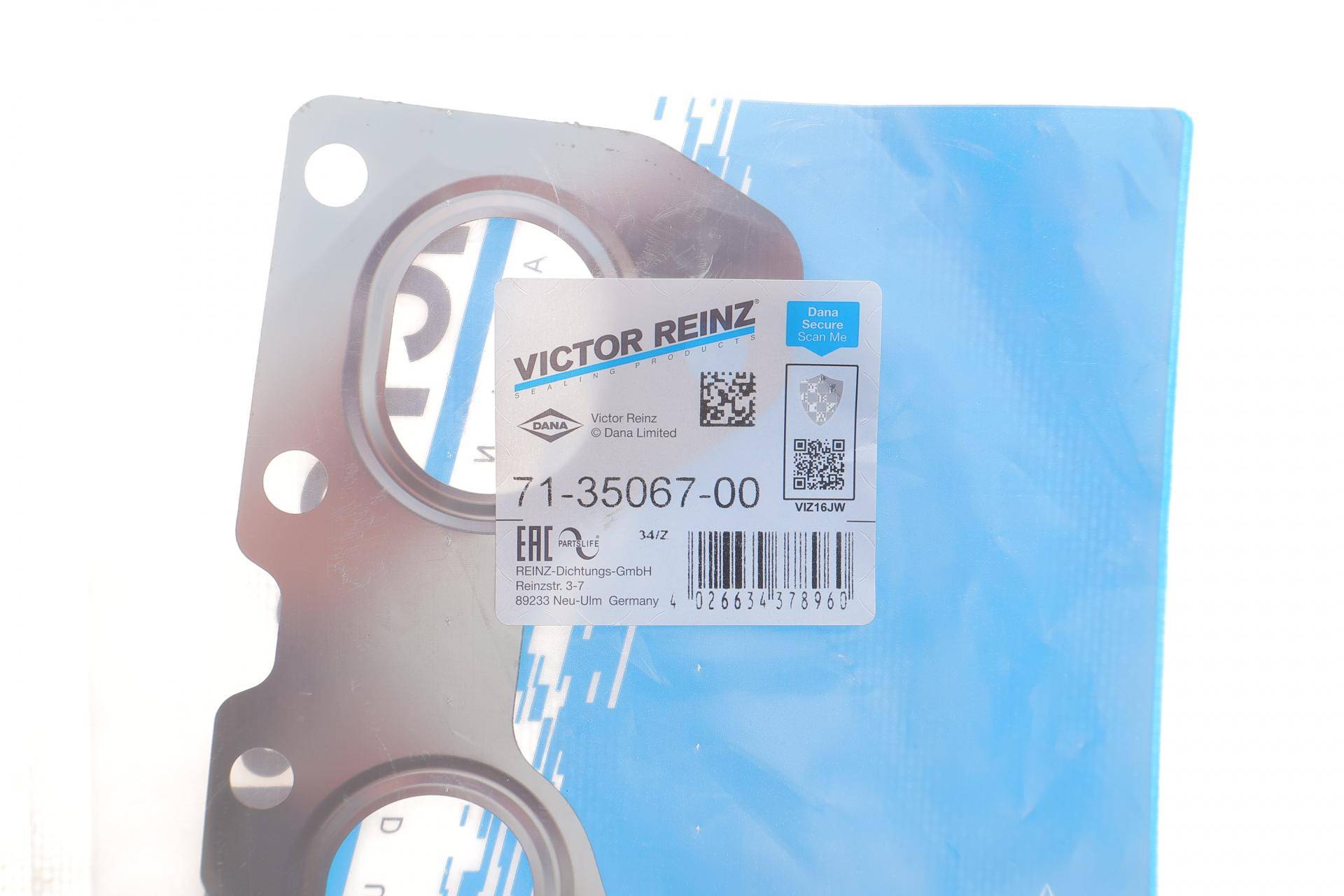 Прокладка колектора випускного Citroen Berlingo/Peugeot Partner 1.4/1.6i 01-, NFU/NFP