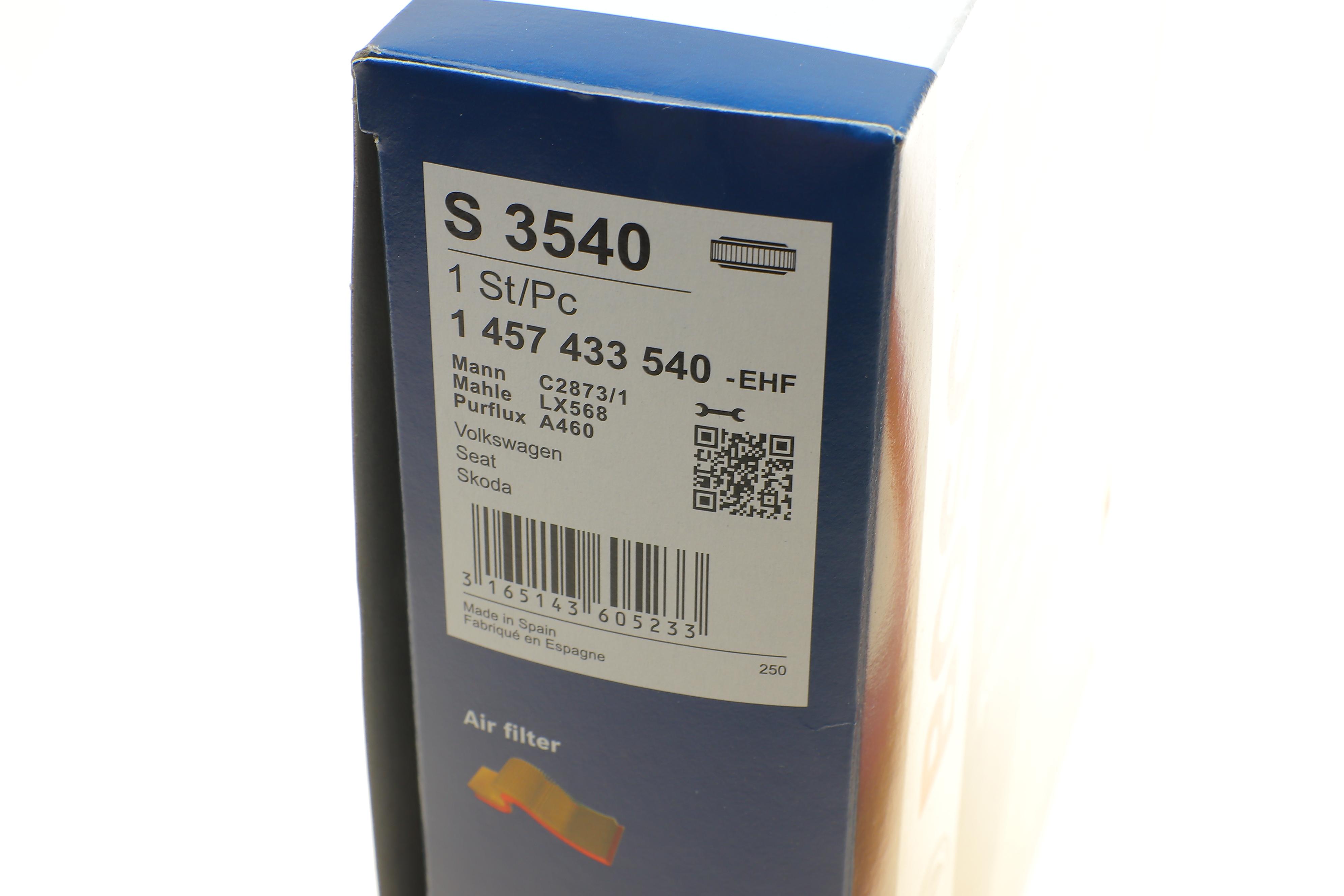 Фильтр воздушный VW Golf IV 1.4-1.6 00-04/Skoda Octavia 1.4 00-10