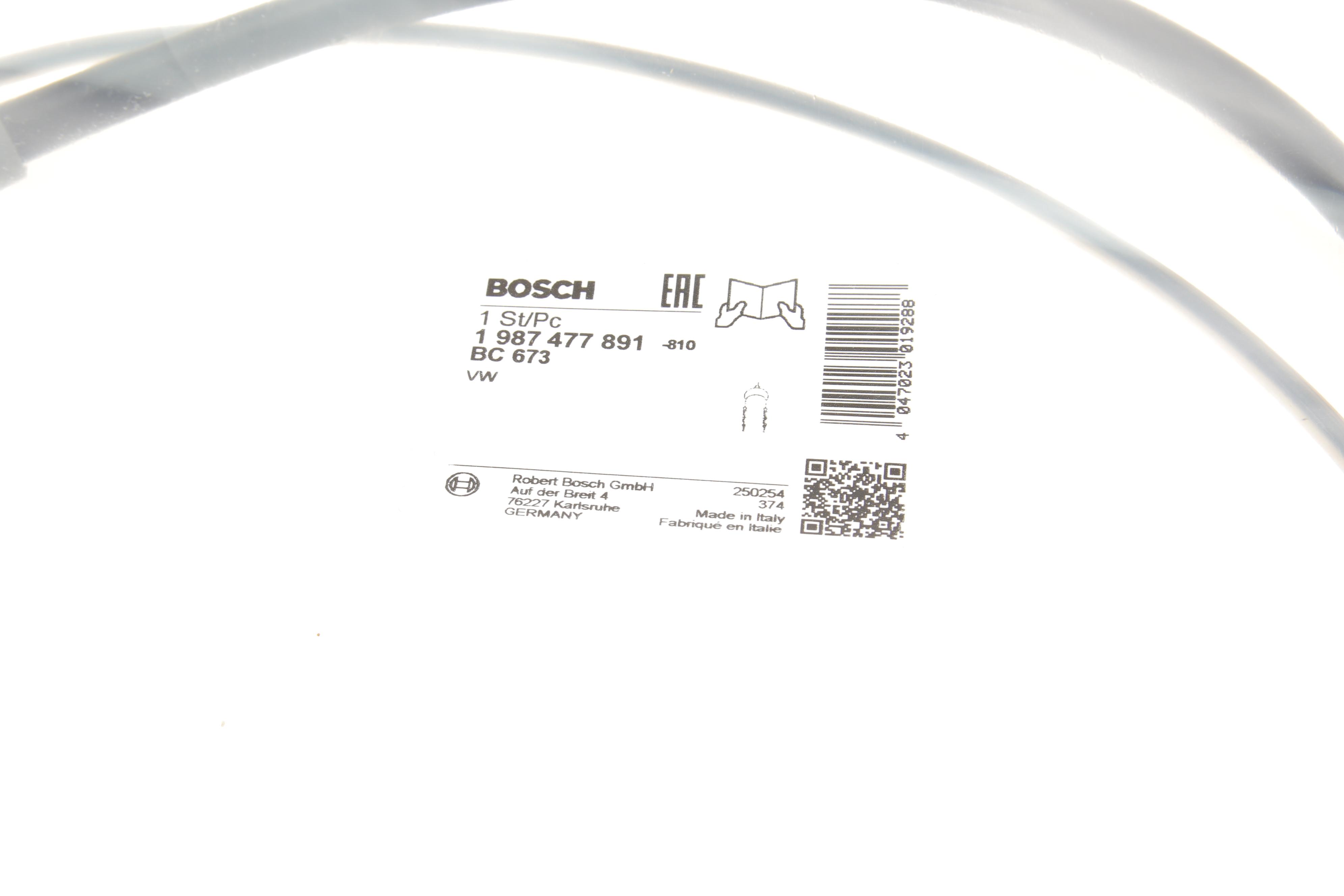 Трос ручника (задній) VW Touran 03-10 (1563/898mm) знято з постачання