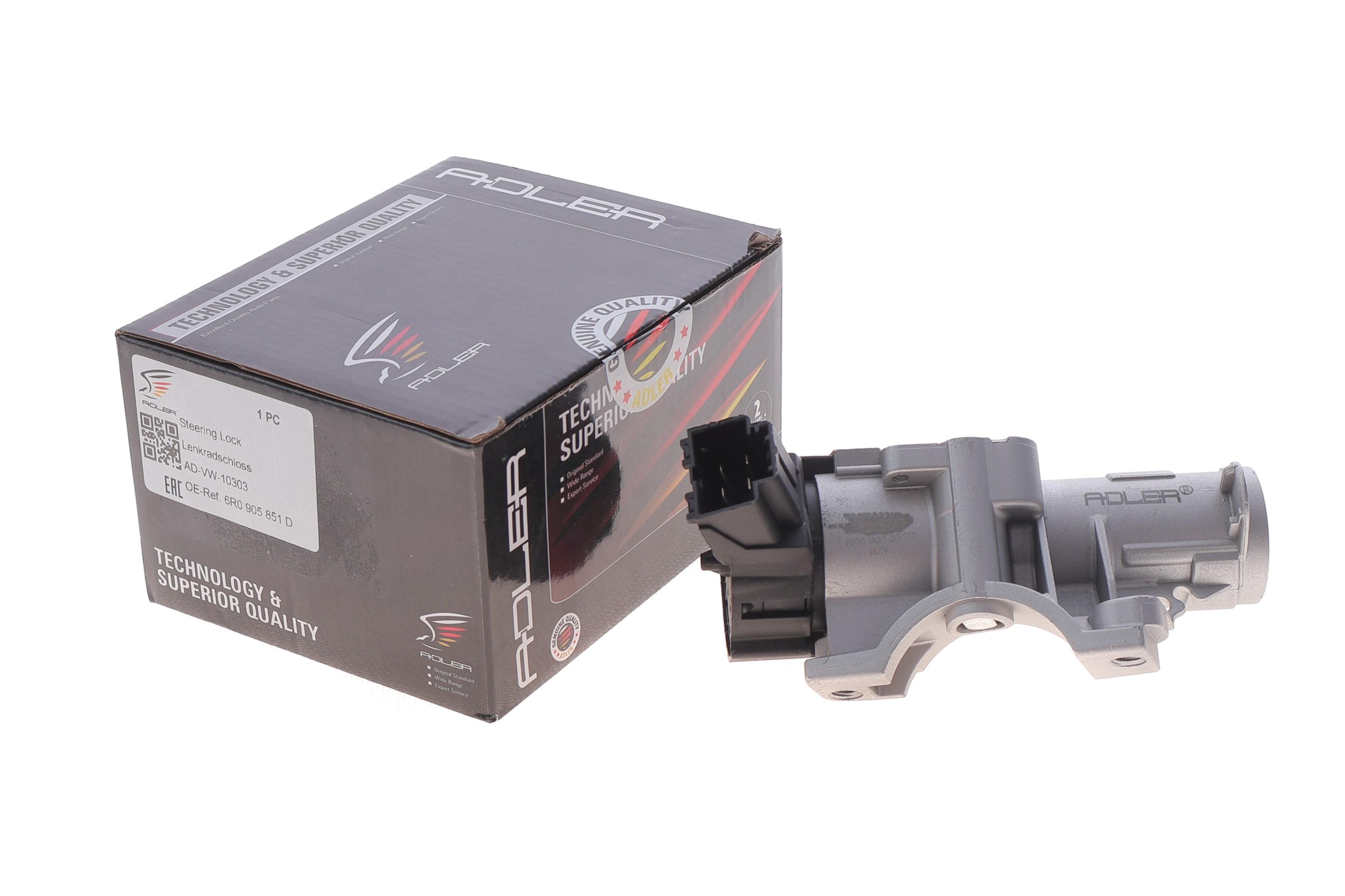 Замок зажигания в корпусе VW T5 03-15 (без сердцевины)