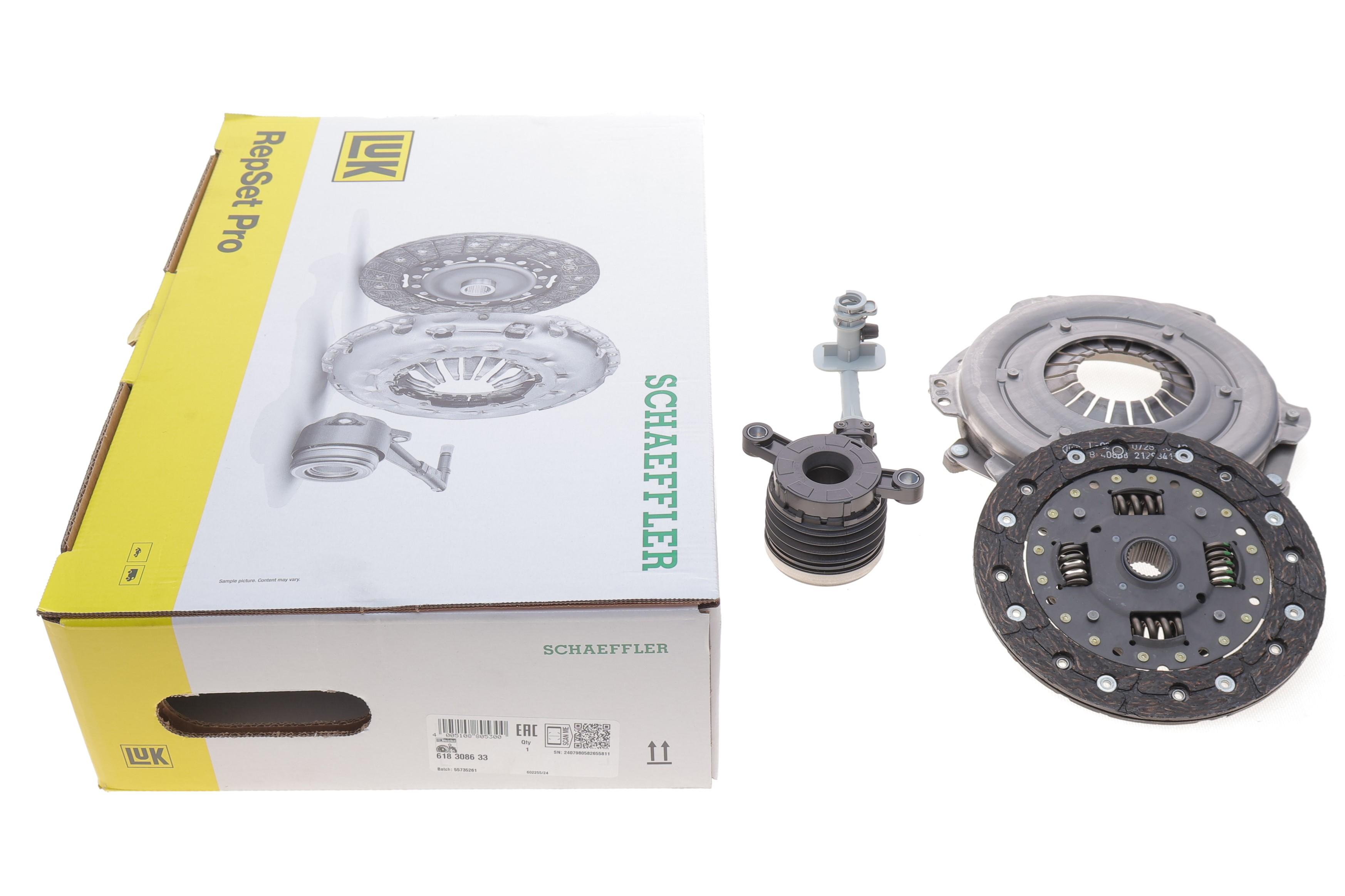 Комплект сцепления Renault Clio III 1.2 16V Hi-Flex/Ethanol, 05-14, D4F, 48/55/57kw (кпп JH3.128)