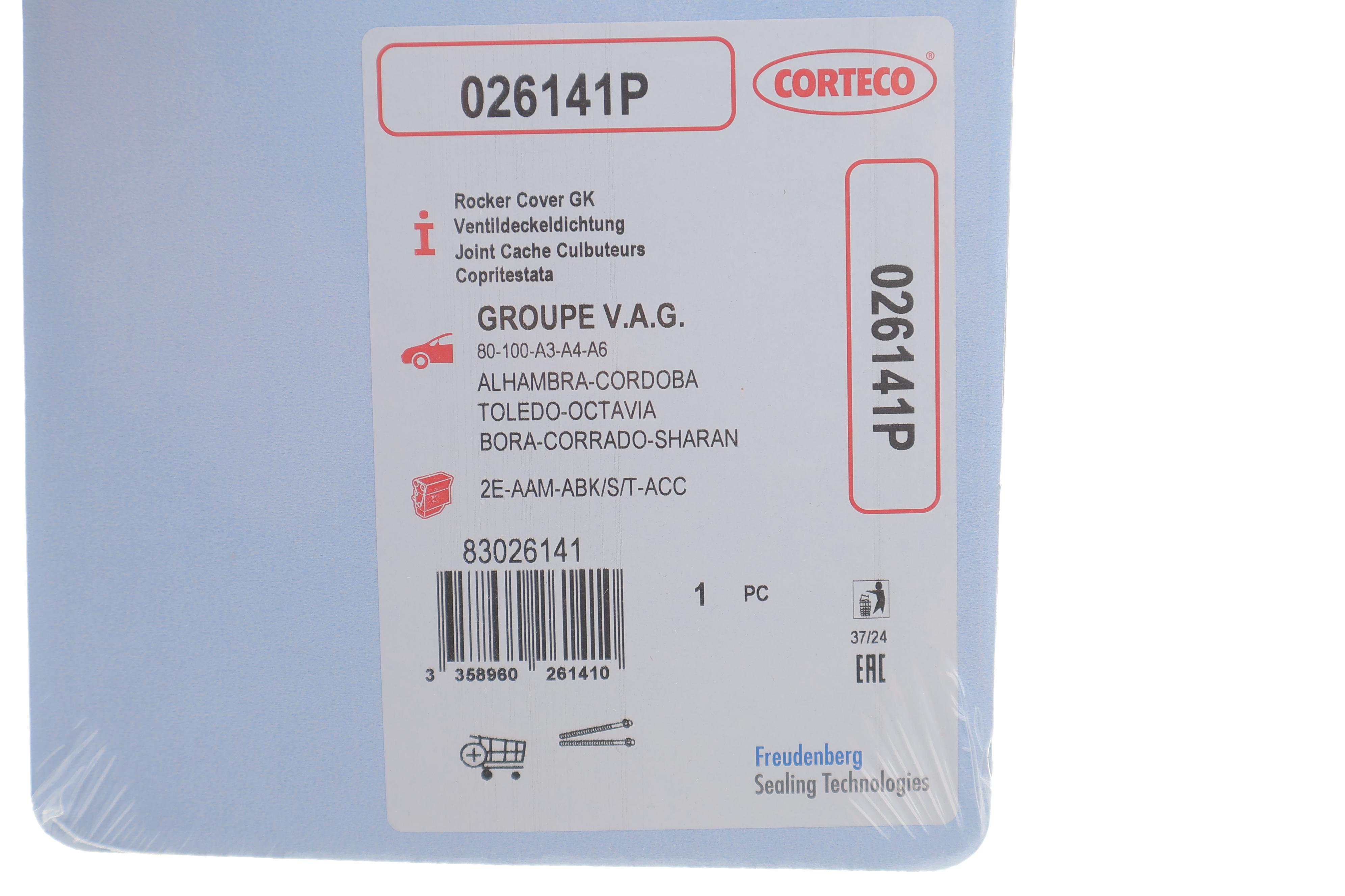 Прокладка кришки клапанів VW Caddy 1.6 95-97