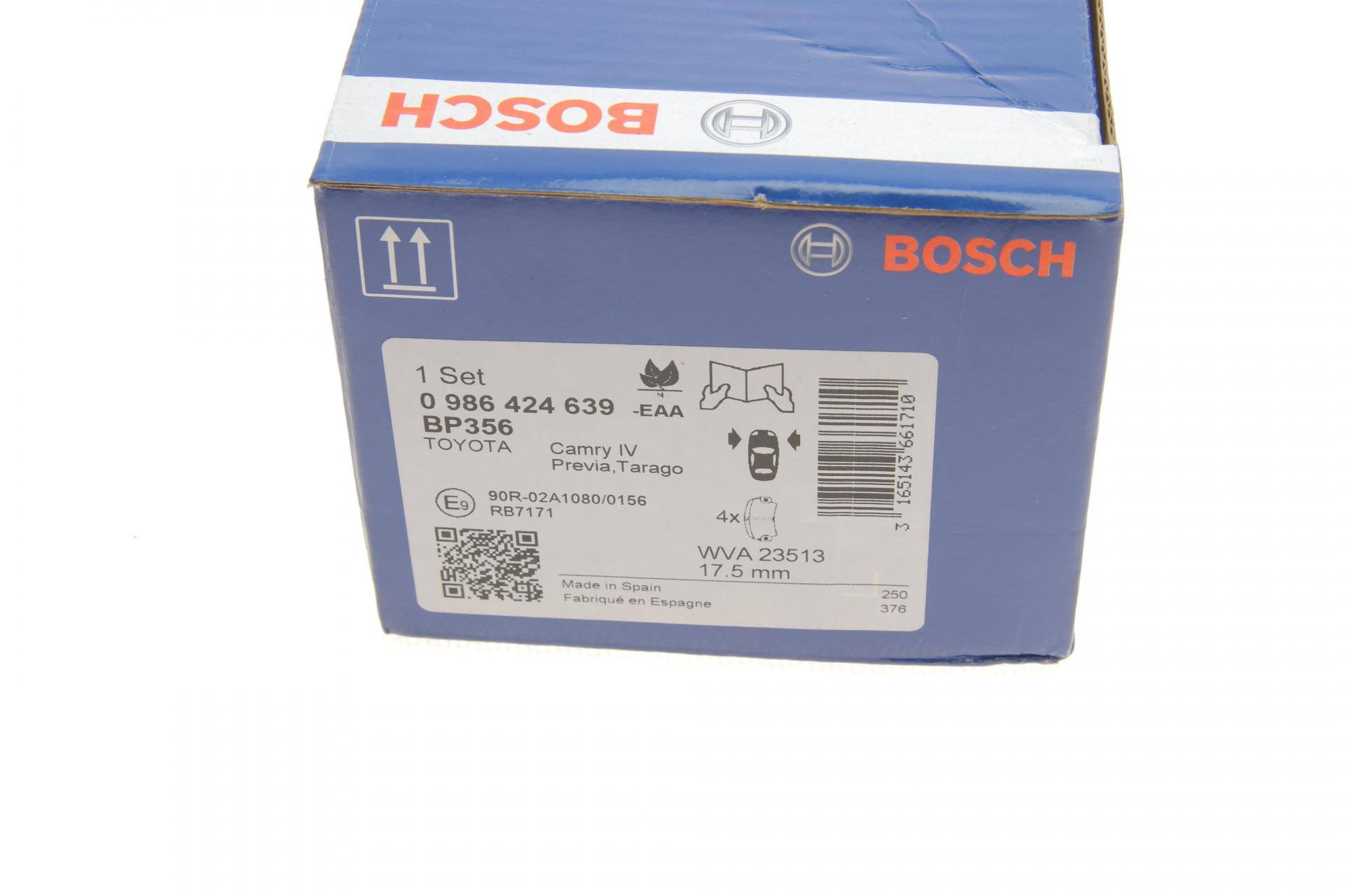 Колодки гальмівні (передні) Toyota Camry/Lexus ES 96-06 (Akebono)