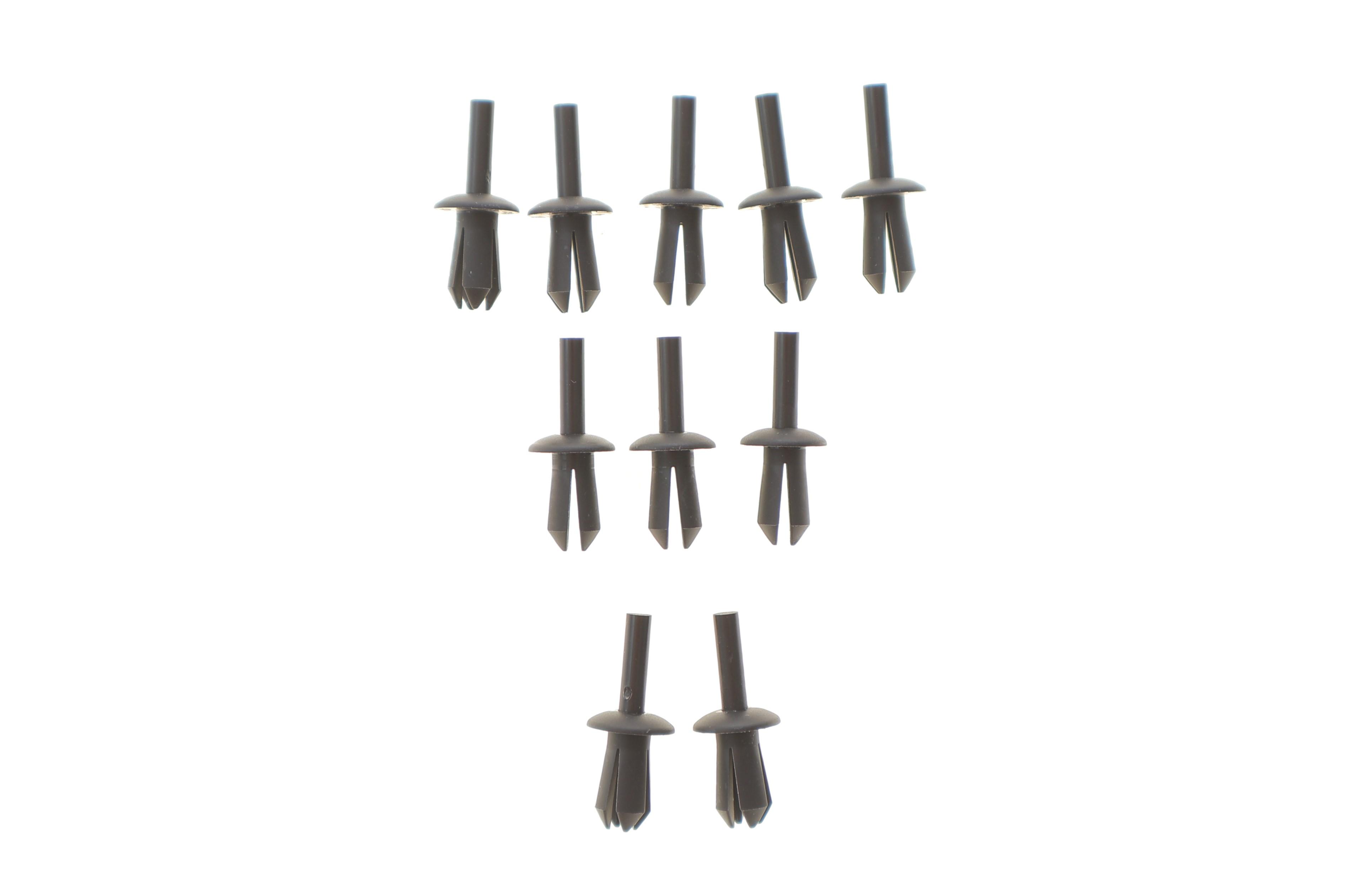 Кліпса кріплення (к-кт 10 шт) Audi/BMW/MB/VW (незаводська упаковка)