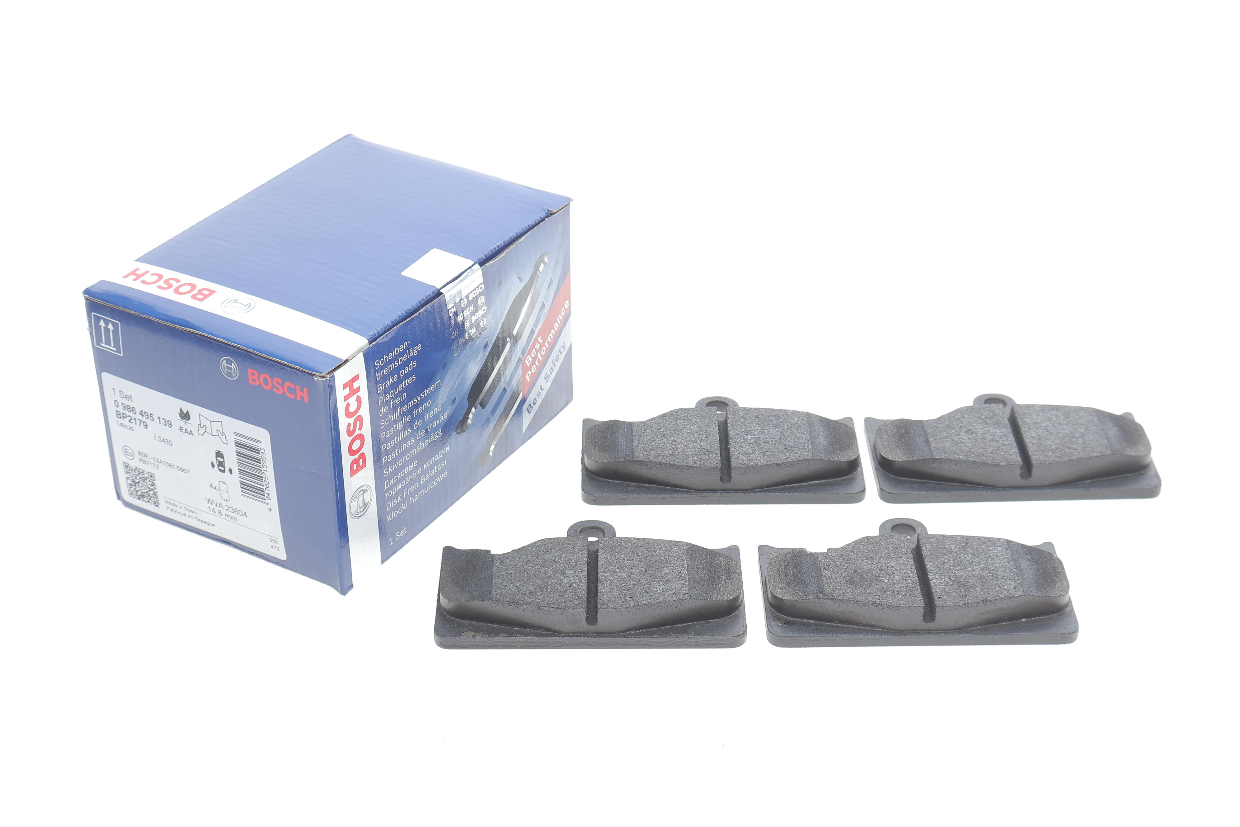 Колодки гальмівні (задні) Lexus LS 4.3 00-06