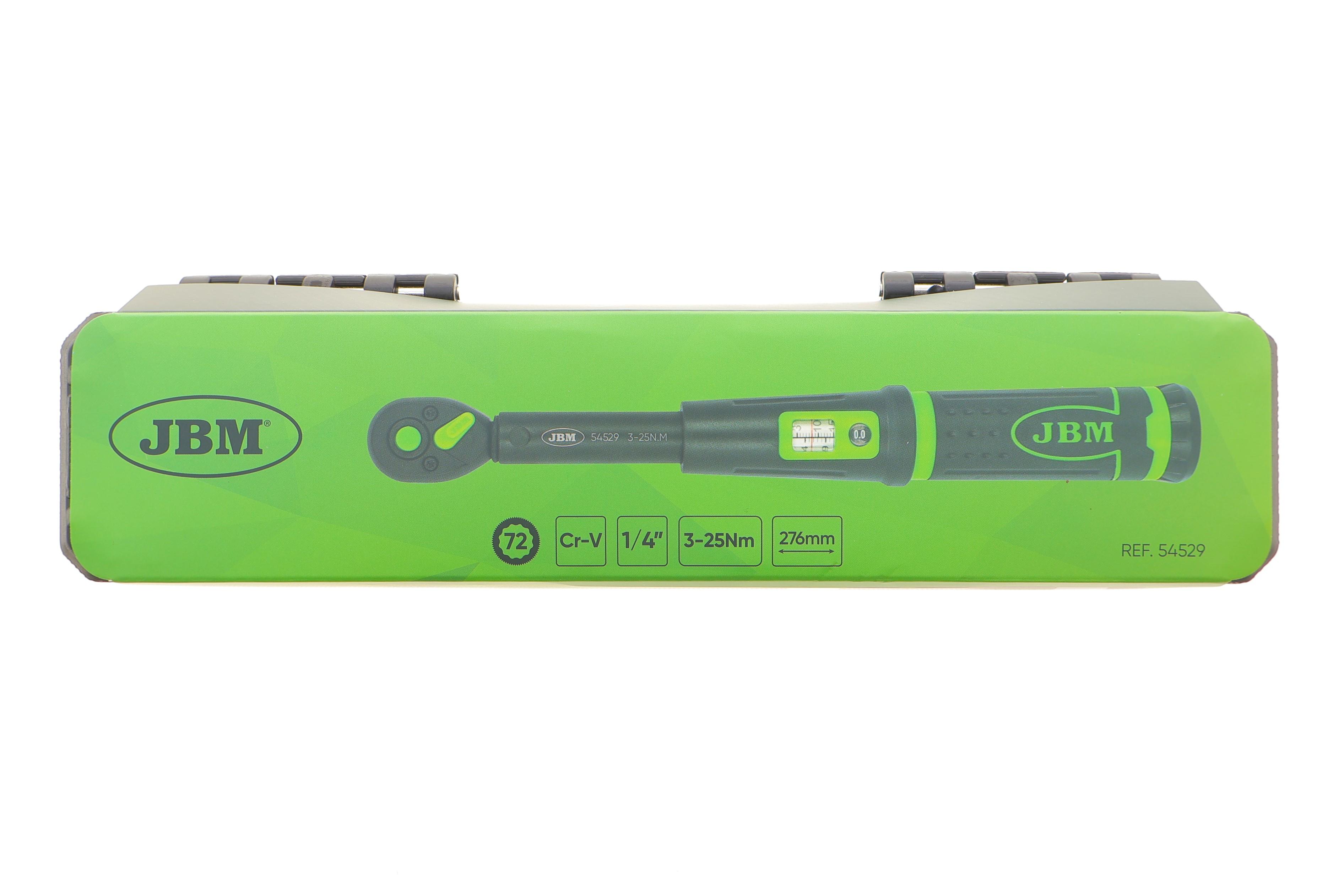 Ключ динамометричний 1/4" 3-25 Hm 72 зубца 280 м